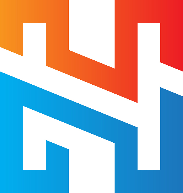 shape initial business company logo