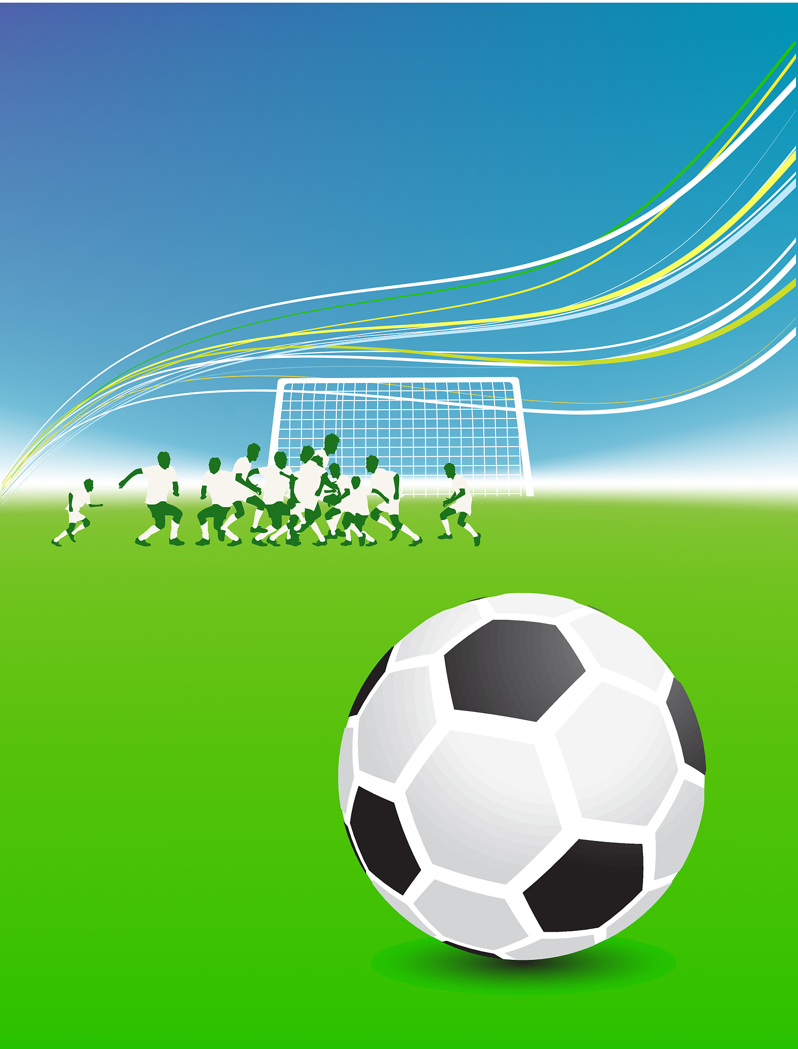 football players on field, soccer ball