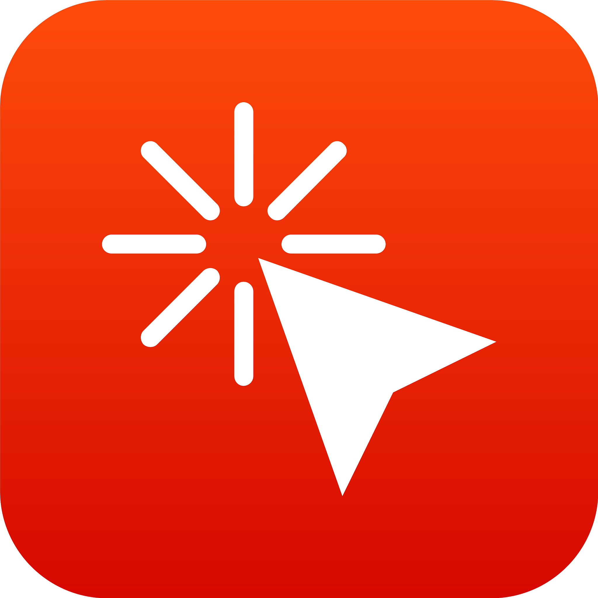 click icon digital red