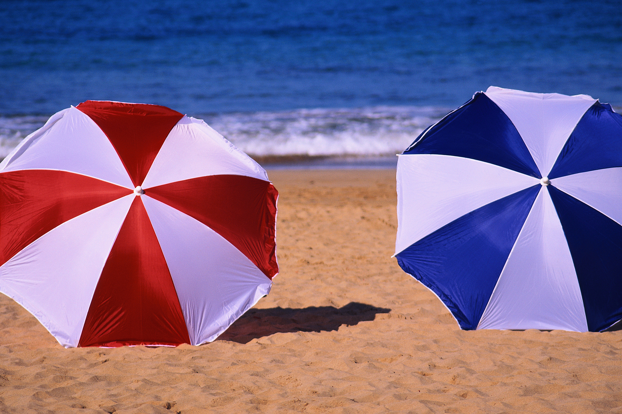 beach umbrellas
