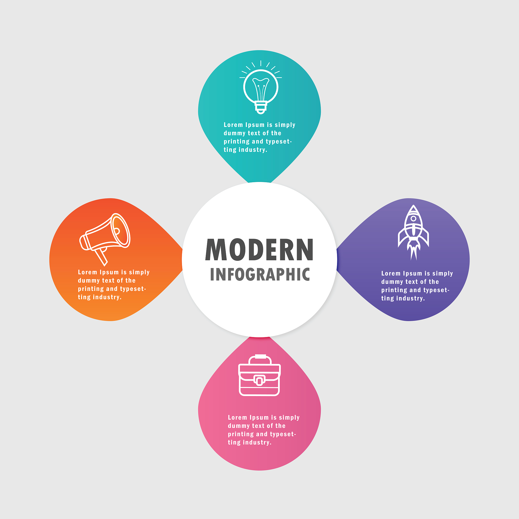modern infographic design template