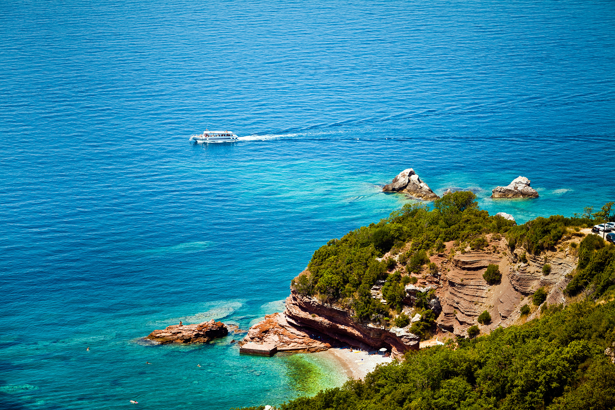 sea and beach view
