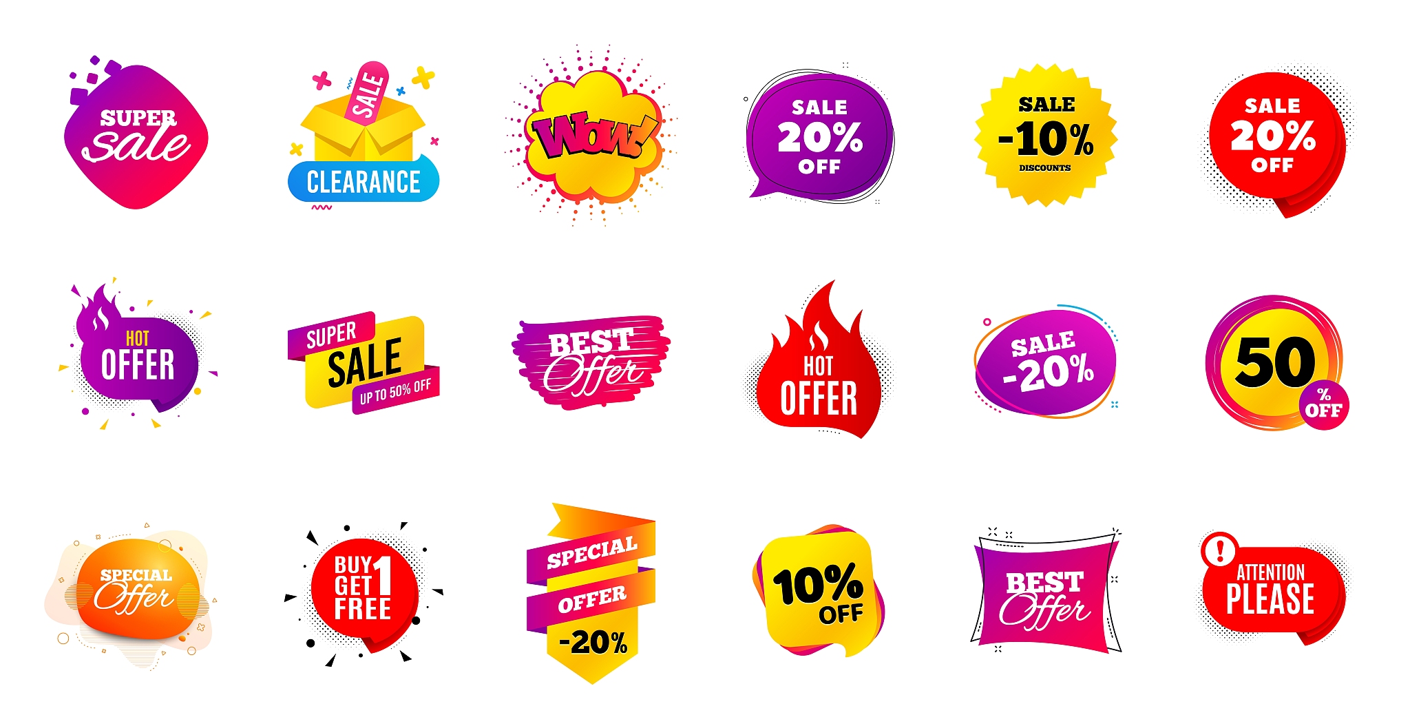 sale banner tags. discount price badge. promotion coupon templat