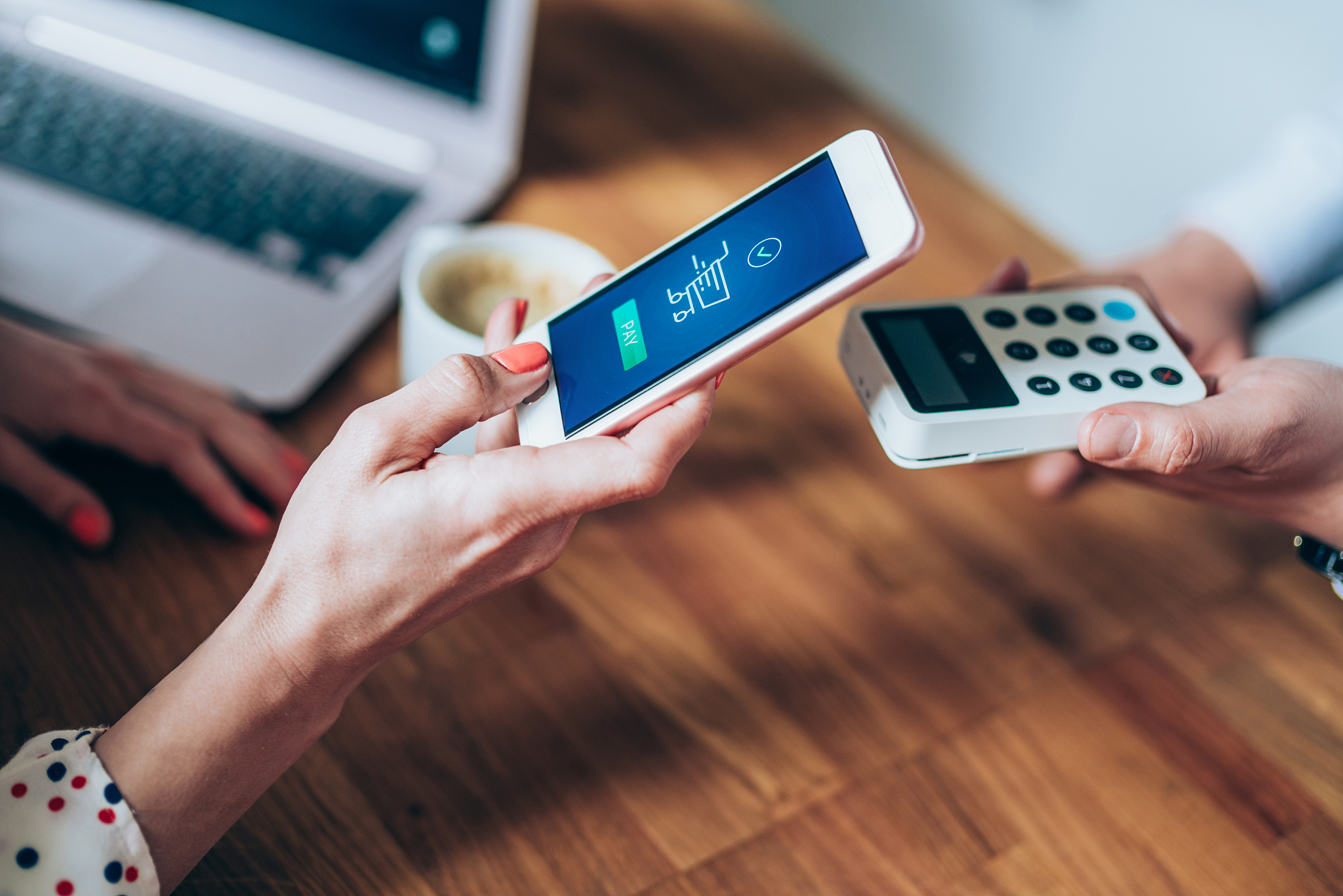 contactless payment using a smart phone
