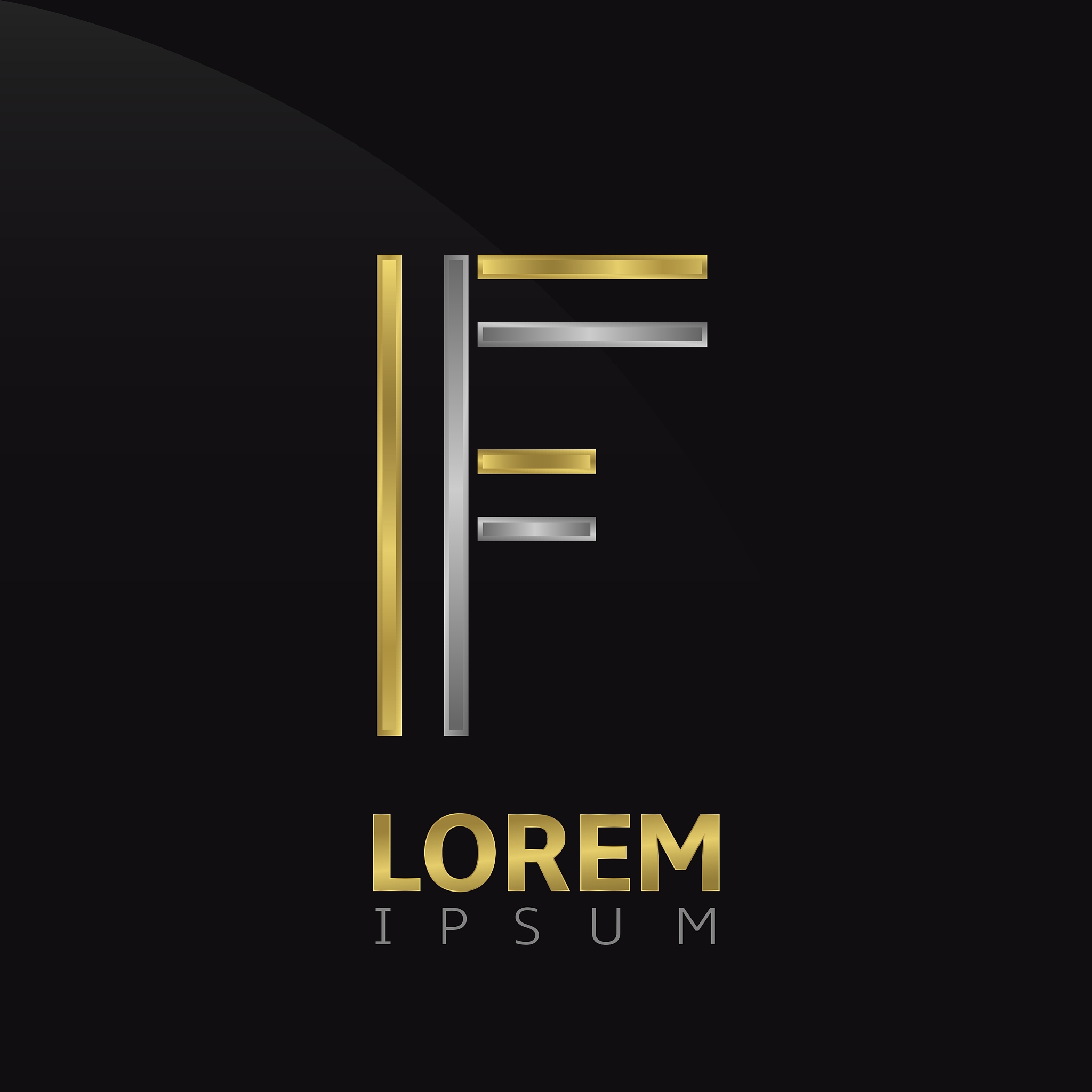 品牌名称,英文字母<strong>f</strong>,创造力,商务,字母,字母表次序,信函,模板,矢量