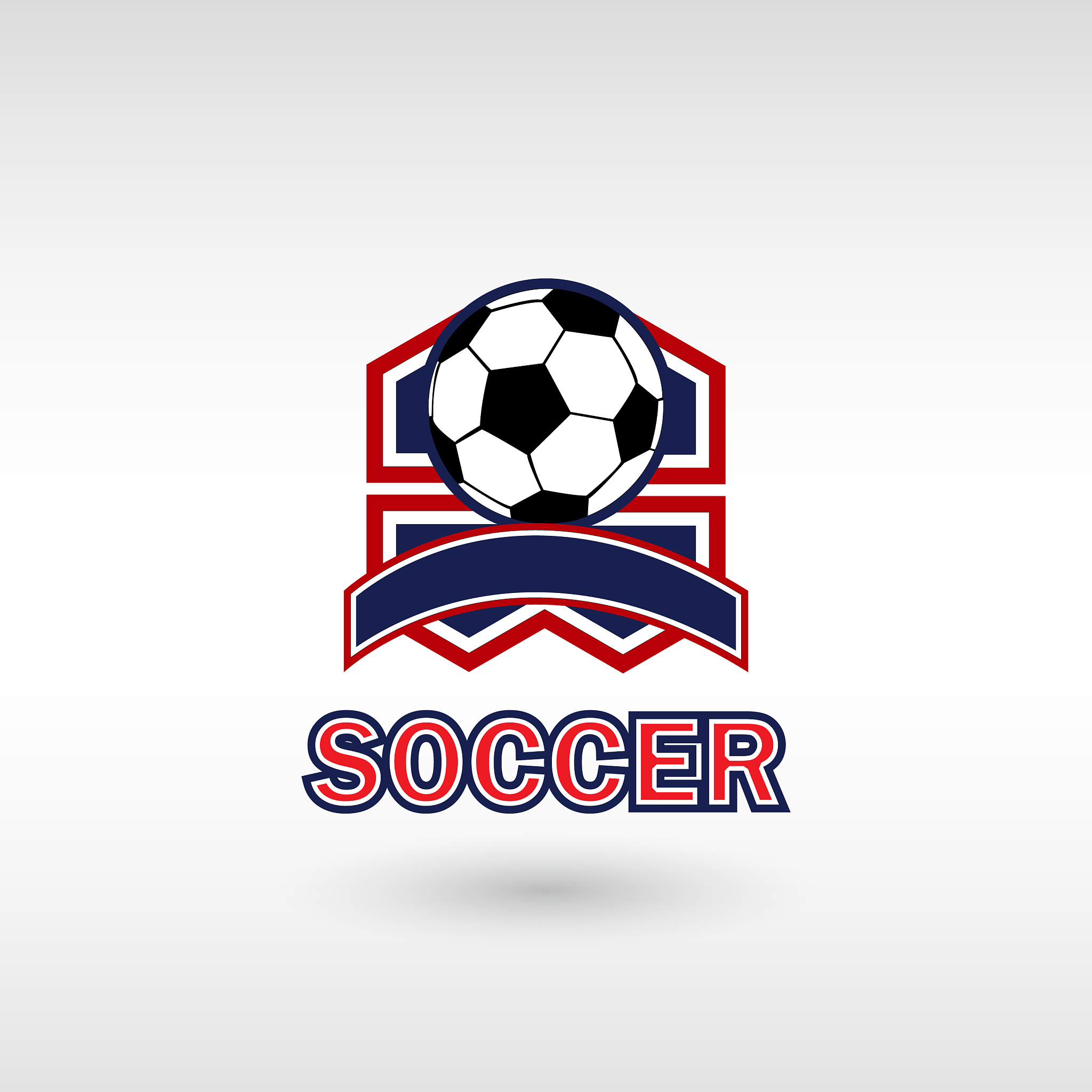 soccer <strong>f</strong>ootball logo emblem designs templates on