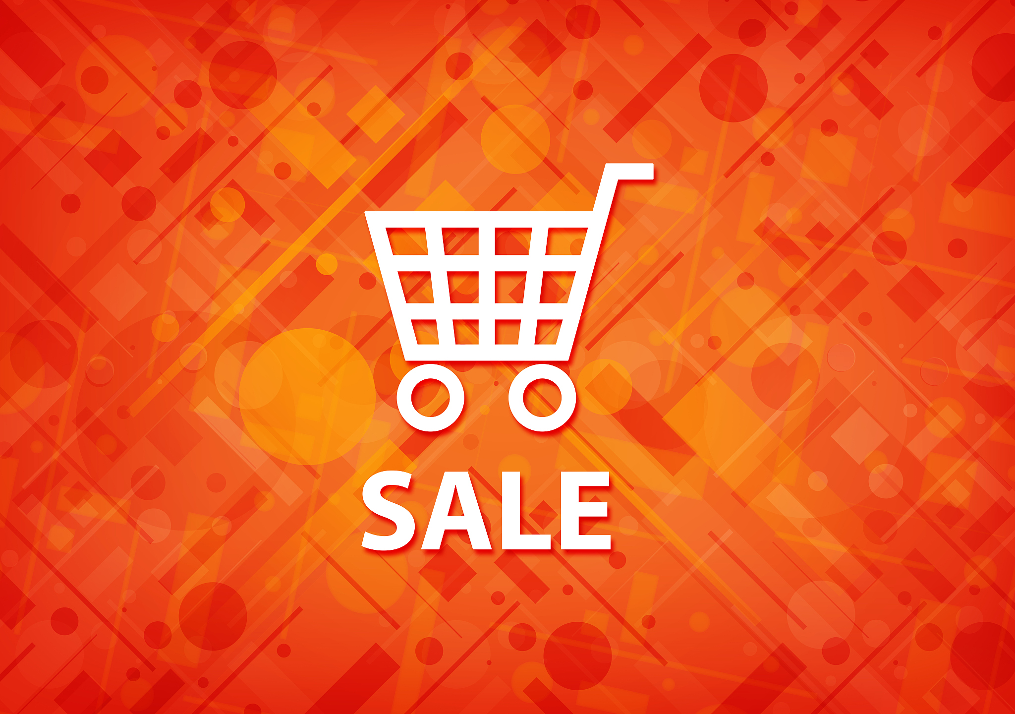sale orange background