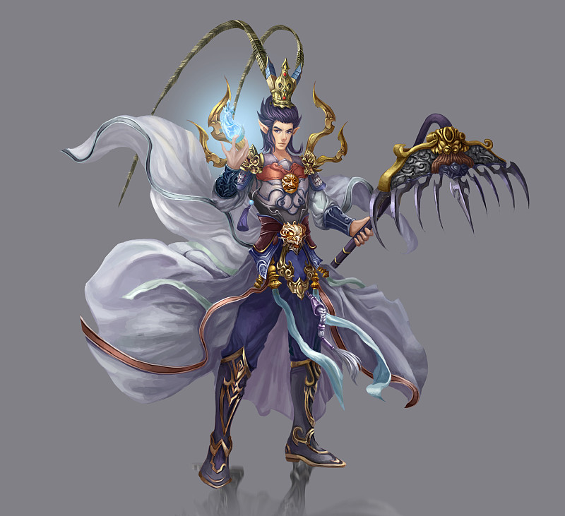 请帮我撰写一份中式玄幻神族战神的人物设定