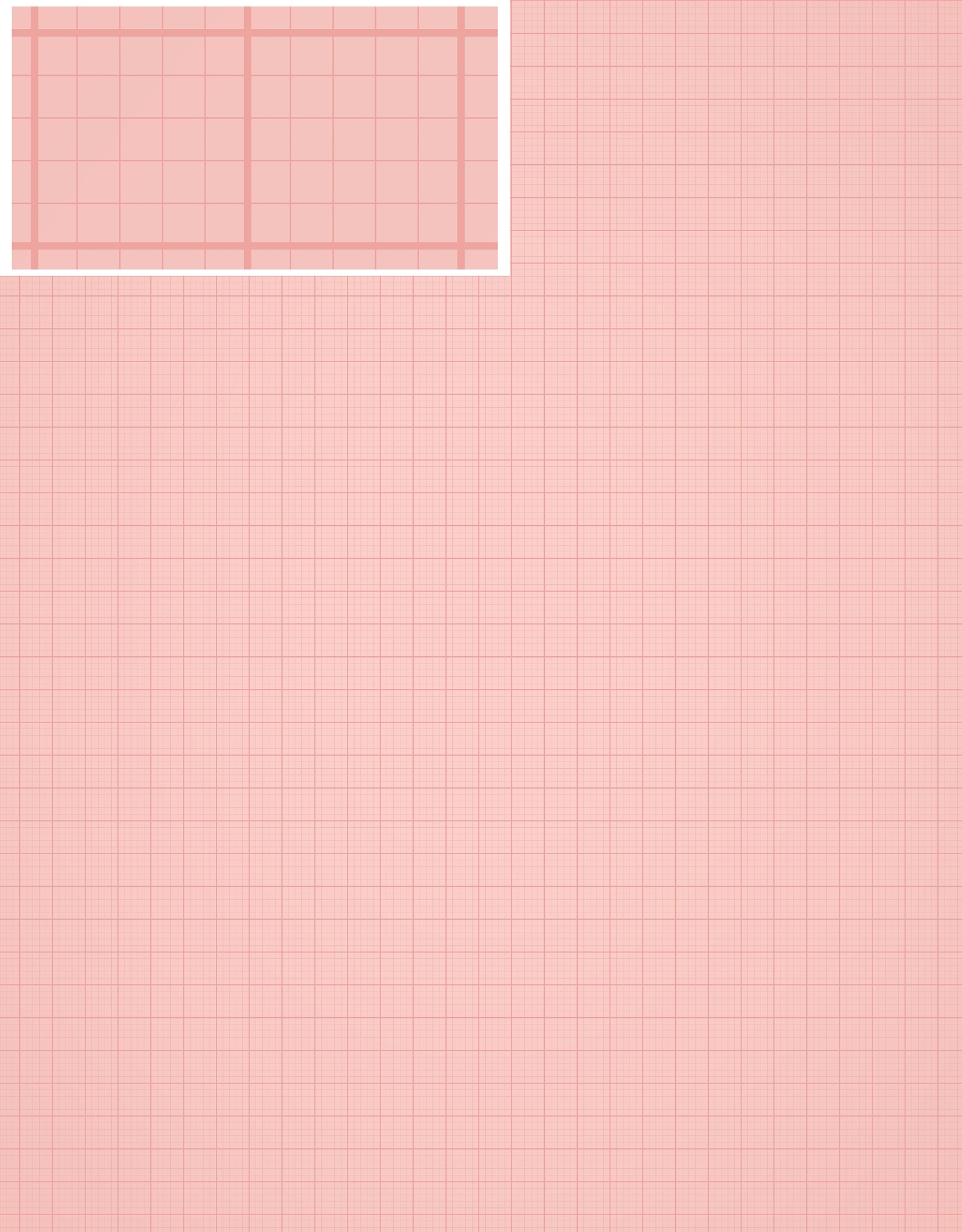 方格纸作画：长方形和正方形的简单技巧