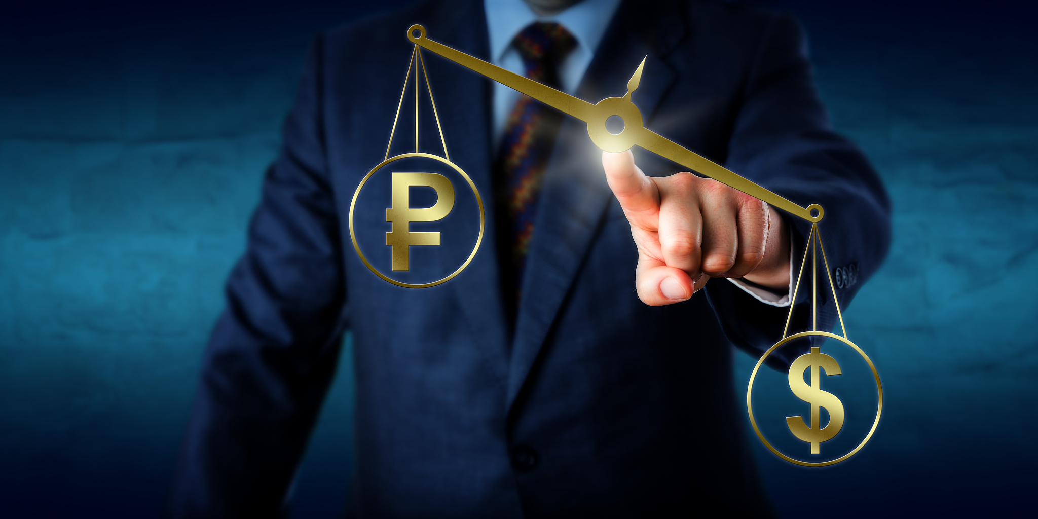 dollar outscoring the russian ruble
