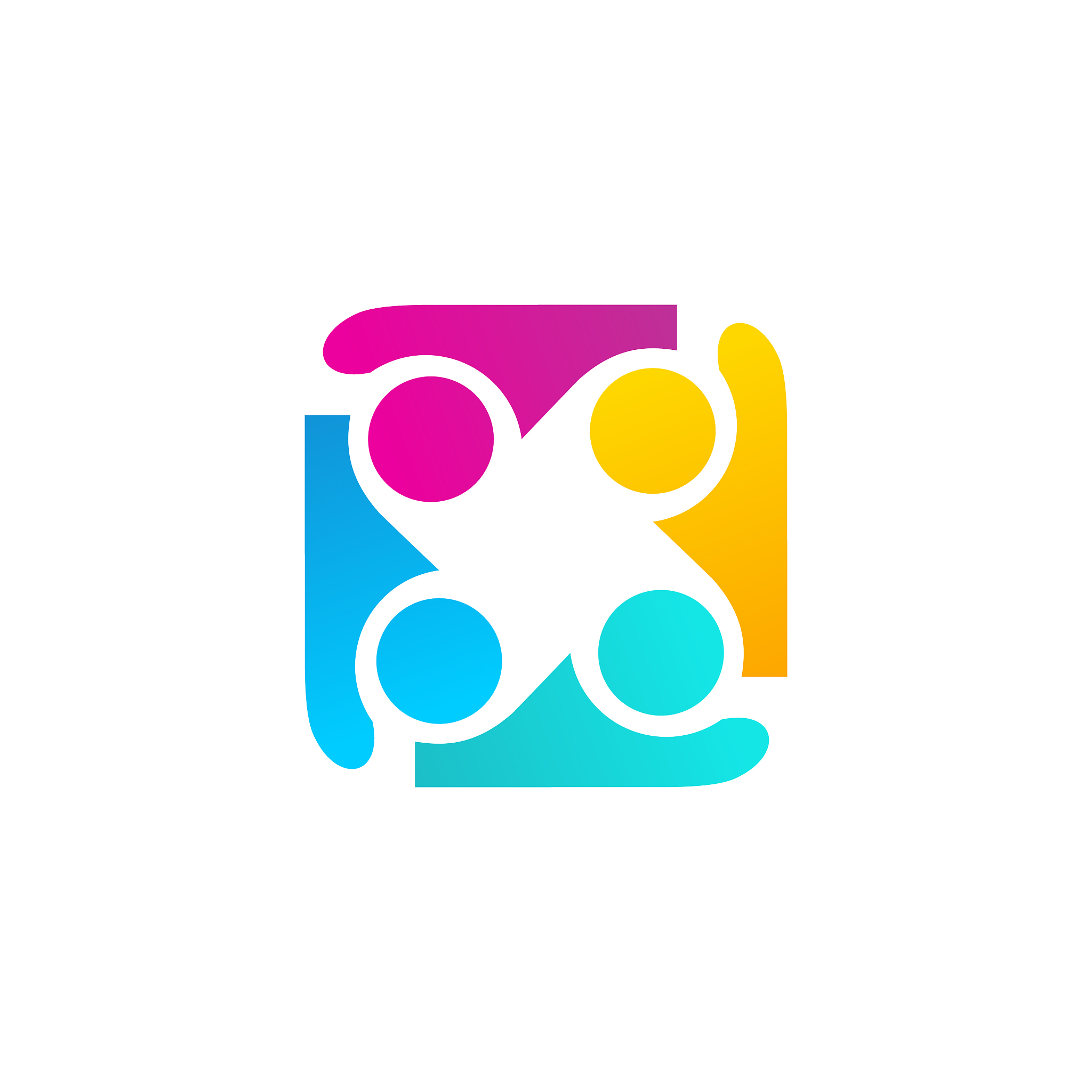 team work education logo icon symbol design