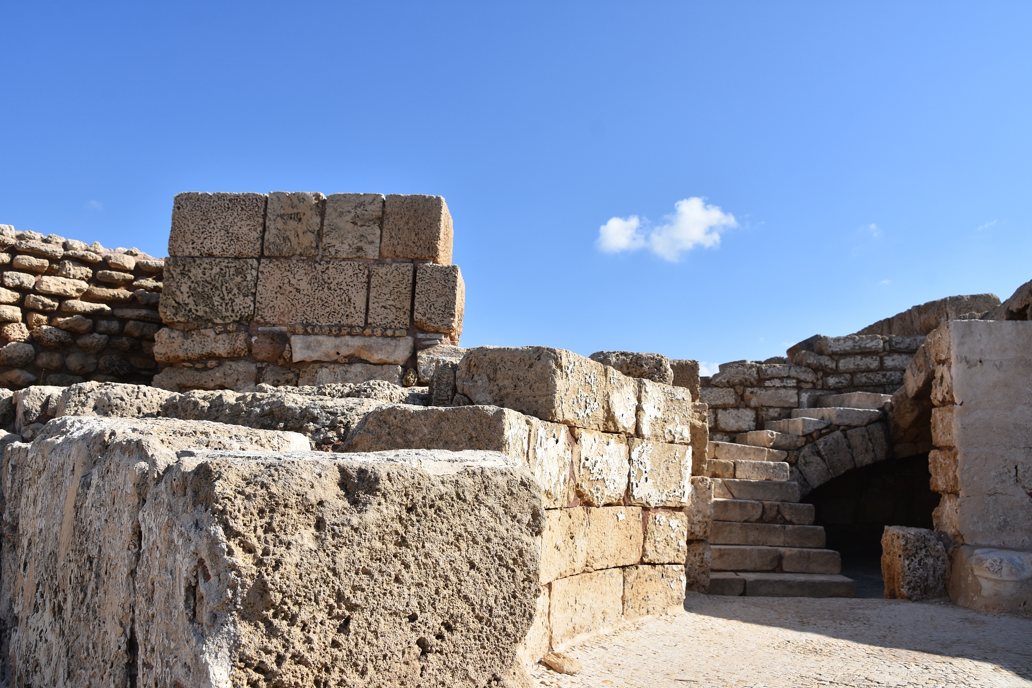 the ancient caesarea, israel