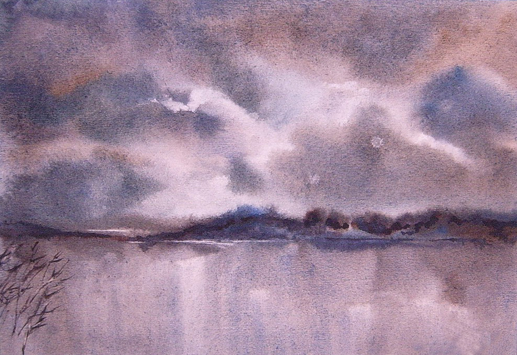 润色：The creation of colorful landscape paintings should not only be about creating forms and textures for the sake of effect After the integration of texture and spiritual connotation it will once agai