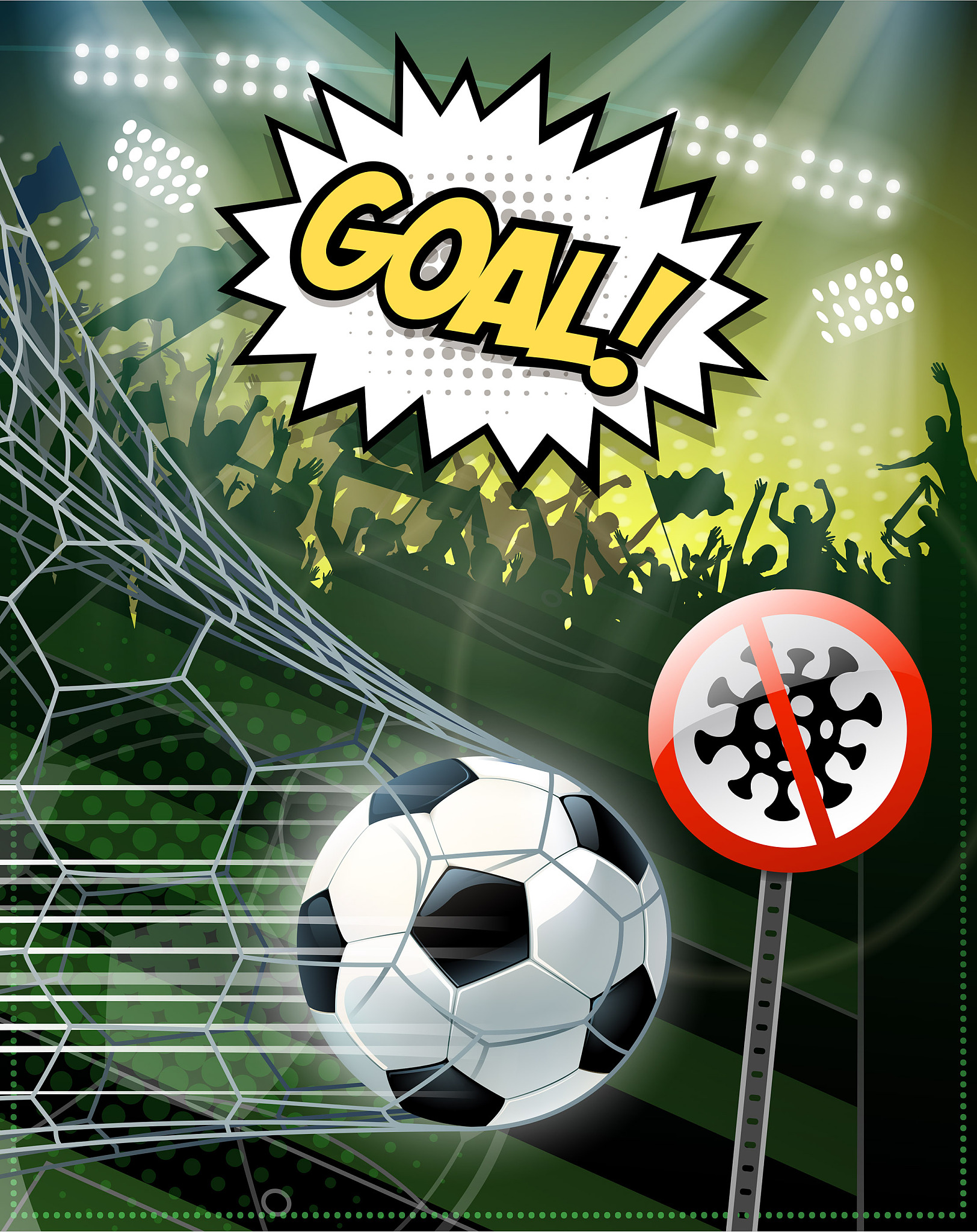 soccer field no virus