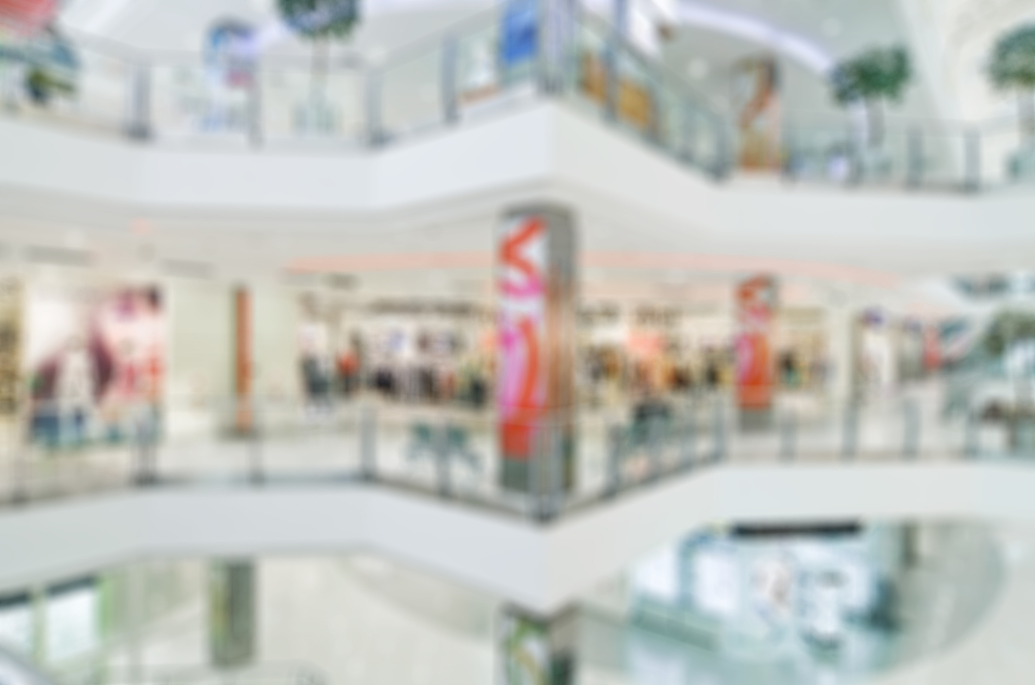 shopping mall theme blur background