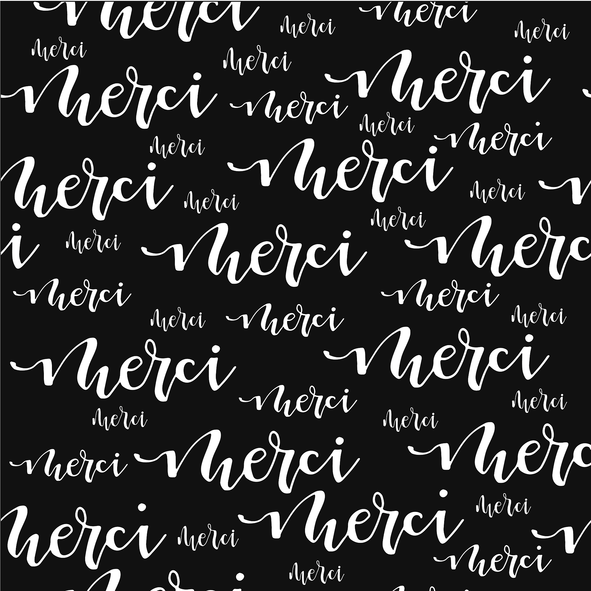 set of word 'merci'