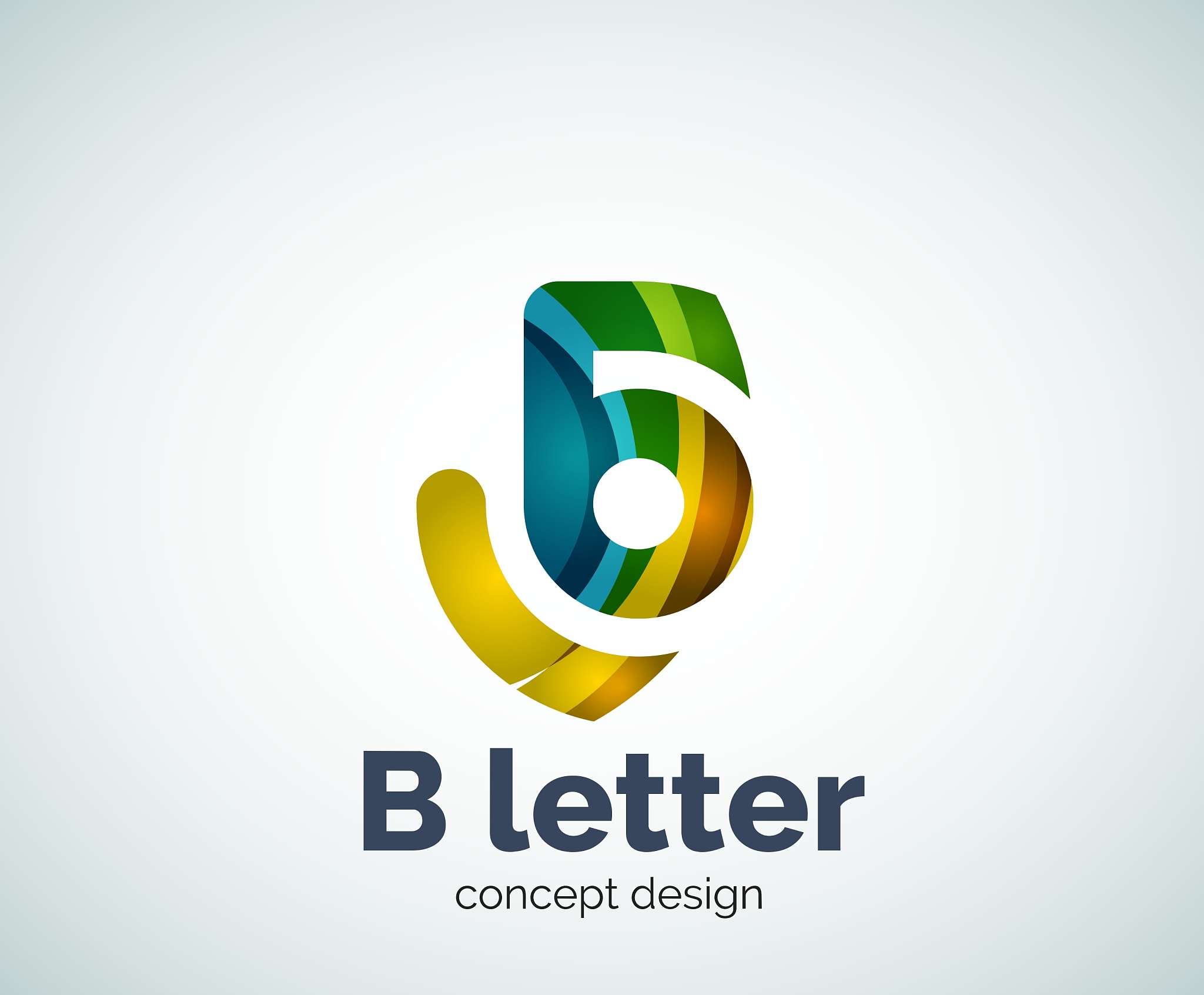 letter concept logo template