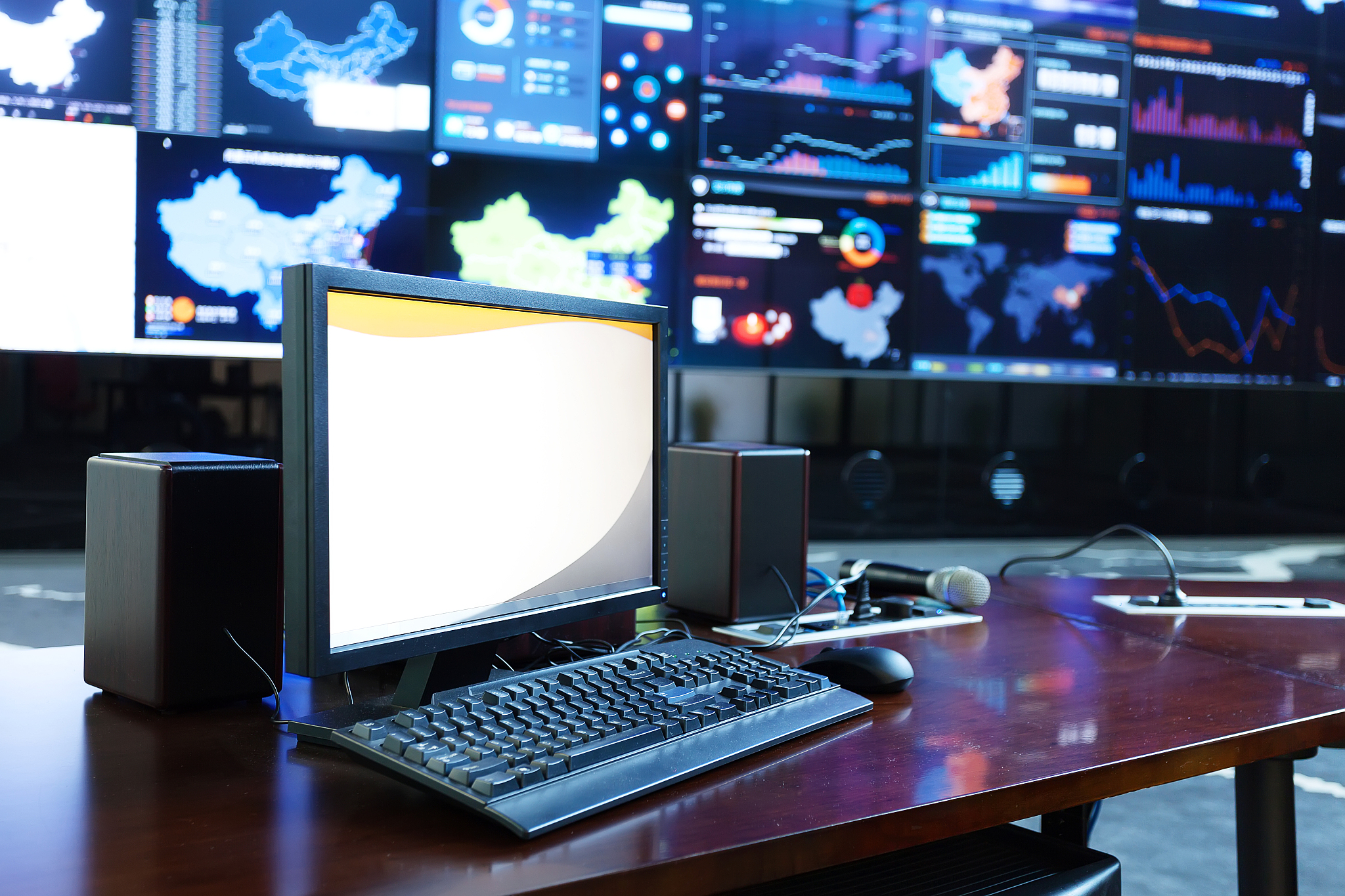 modern business information center