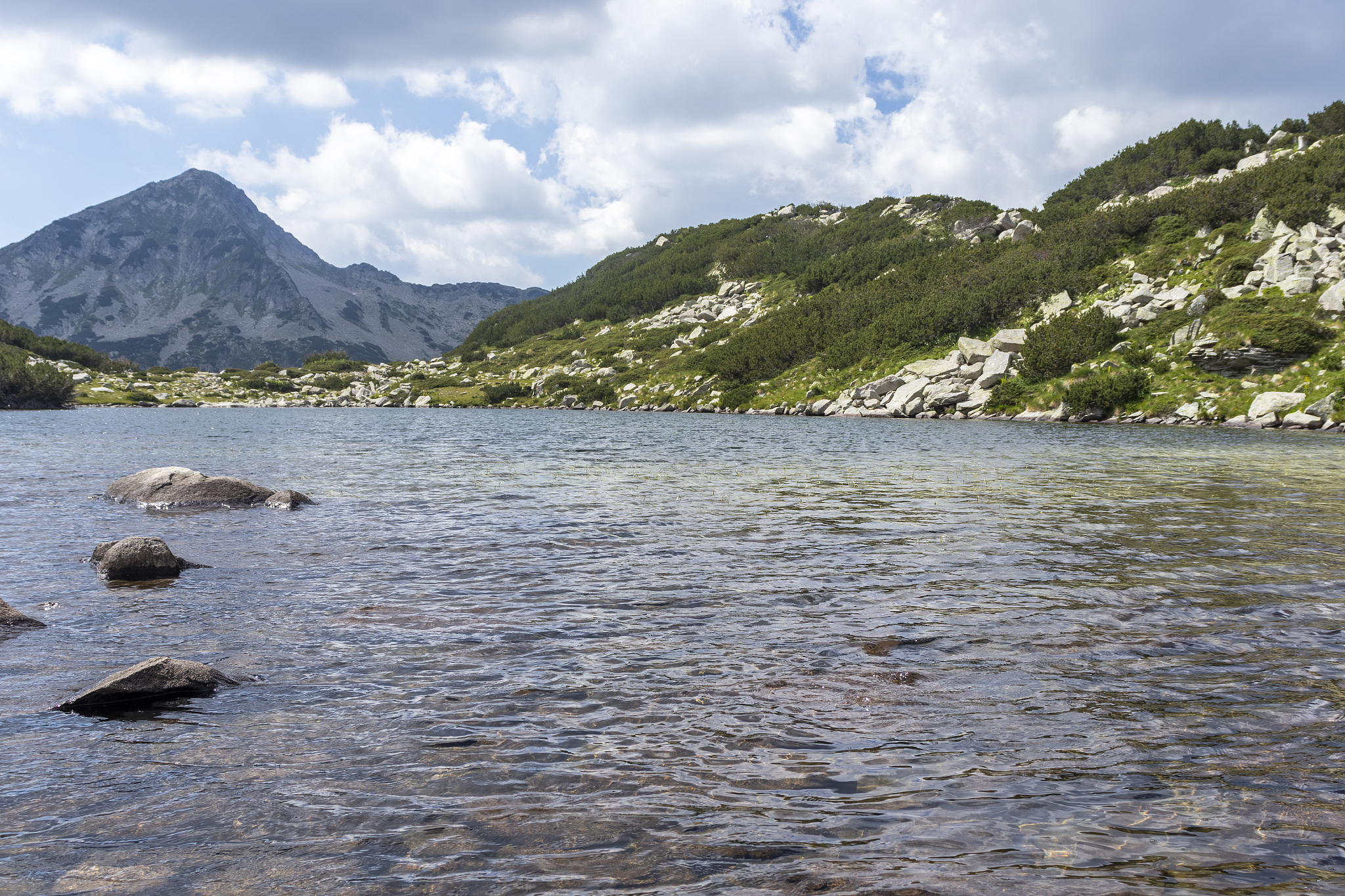 the frog lake, pirin mountain, bulgaria