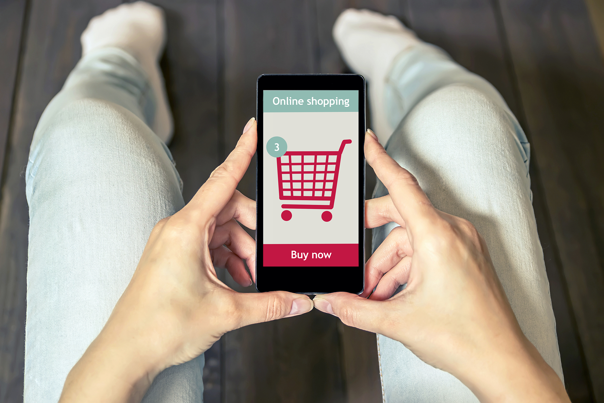 online shopping at the internet store. e-commerce.
