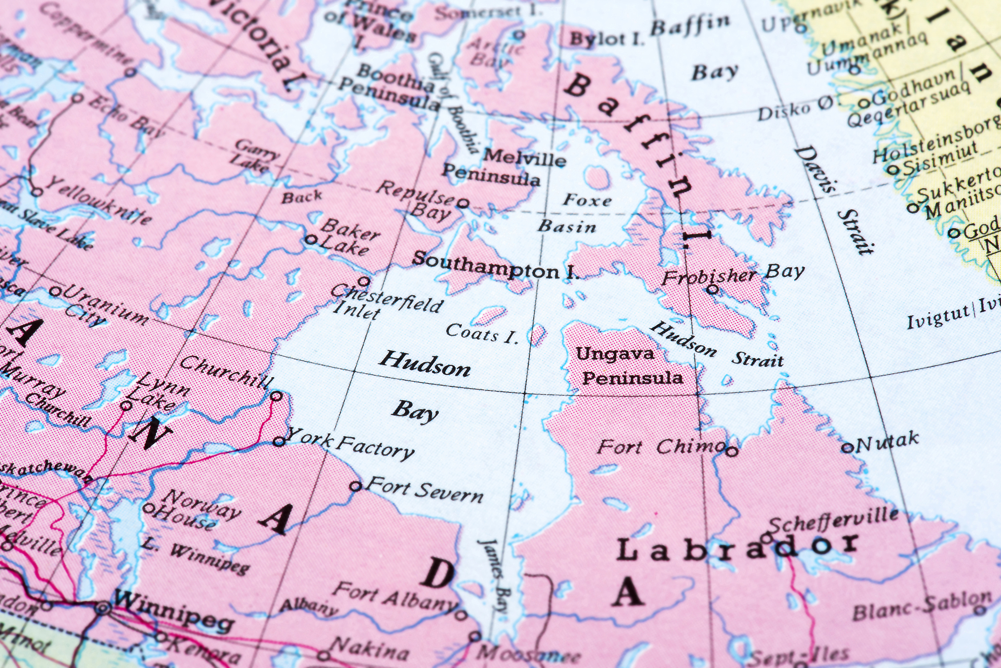 map of canada