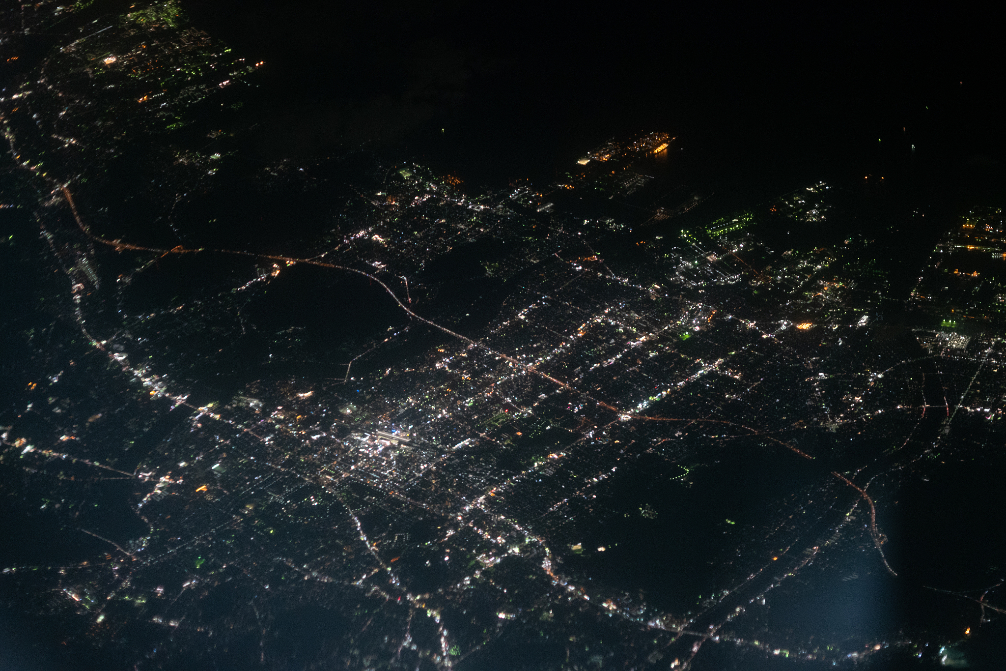 seto inland sea and himeji city in hyogo prefecture of japan aer