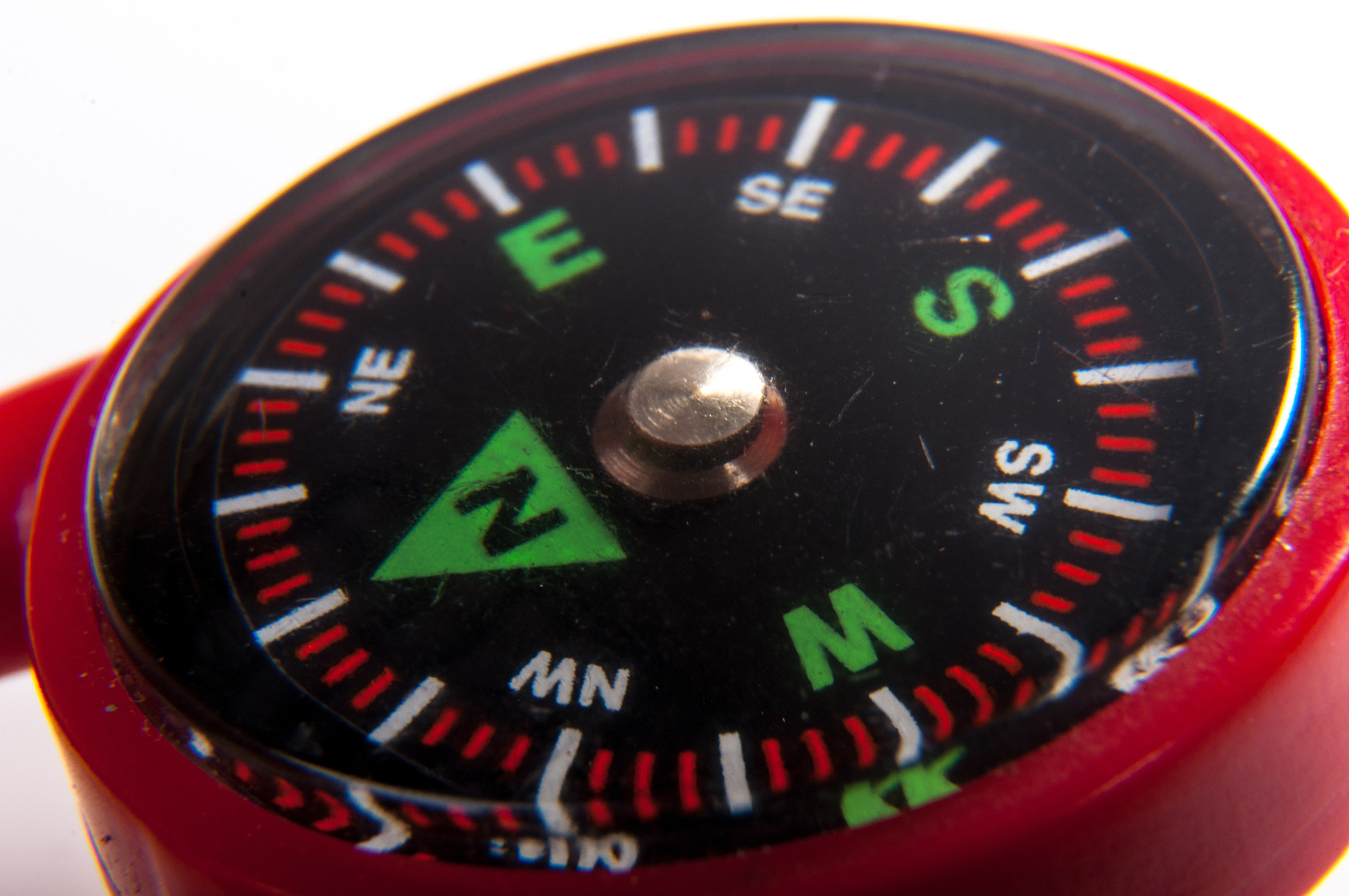compass showing north direction