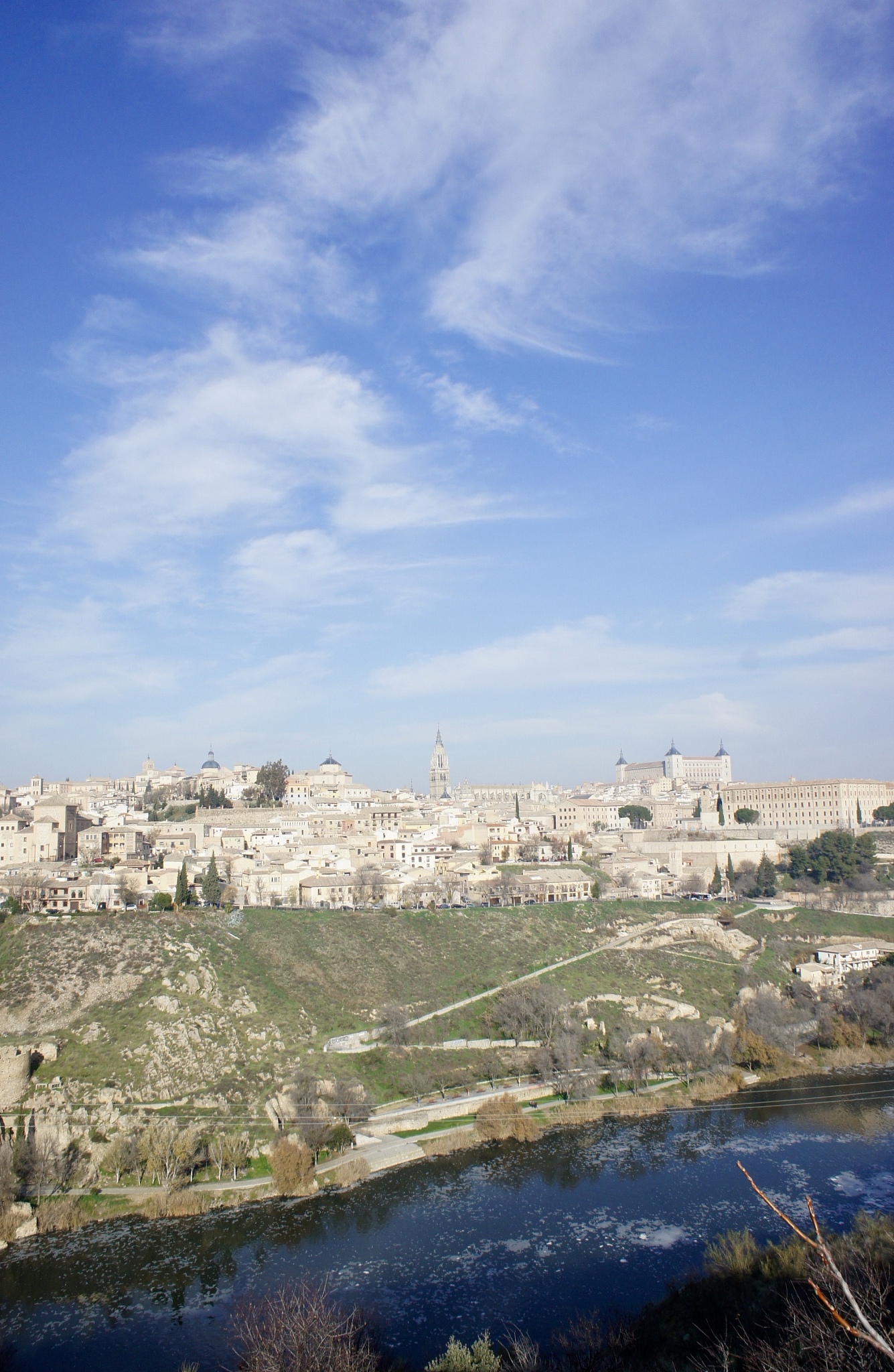 landscape of toledo,madride in spain