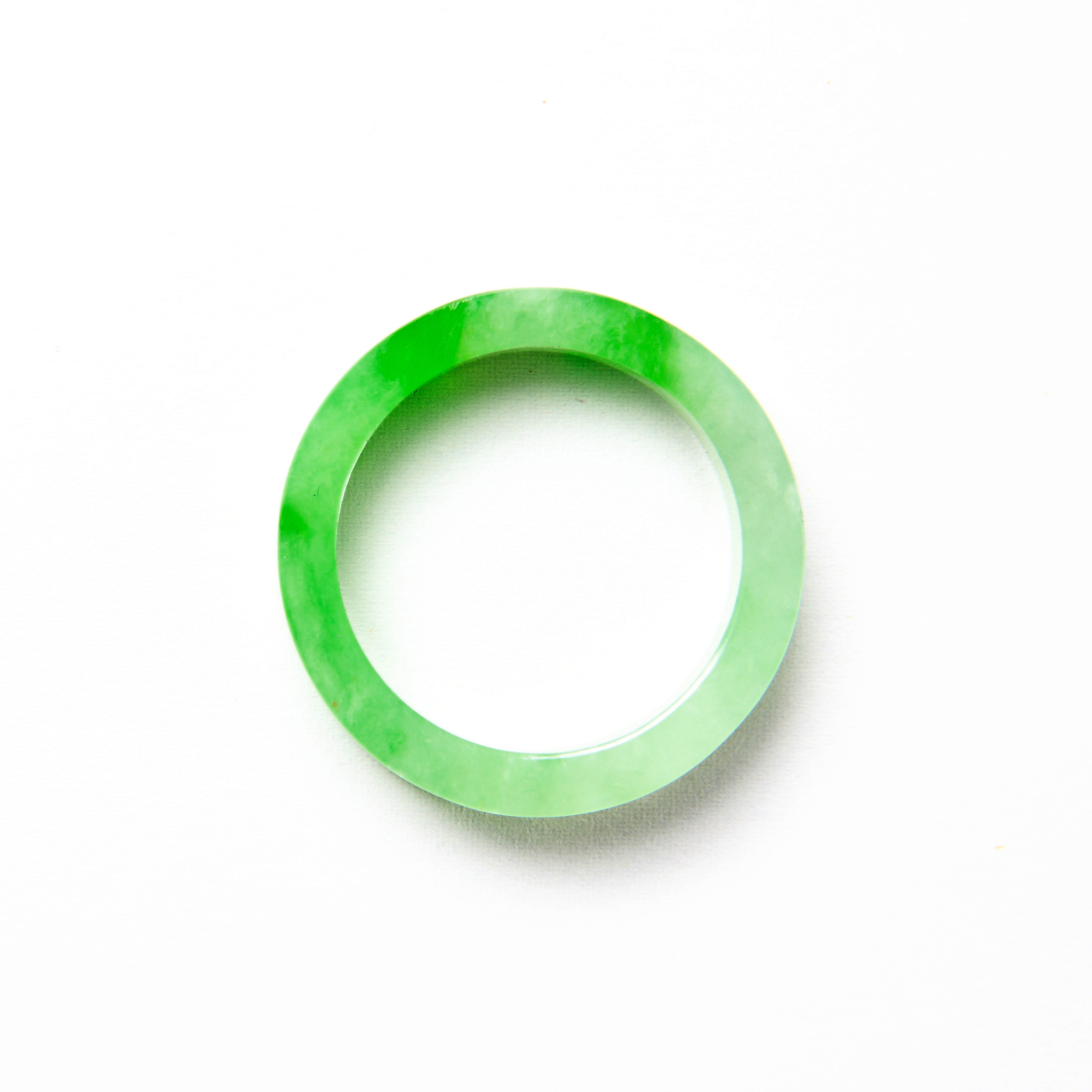 mineral jadeite on a white background