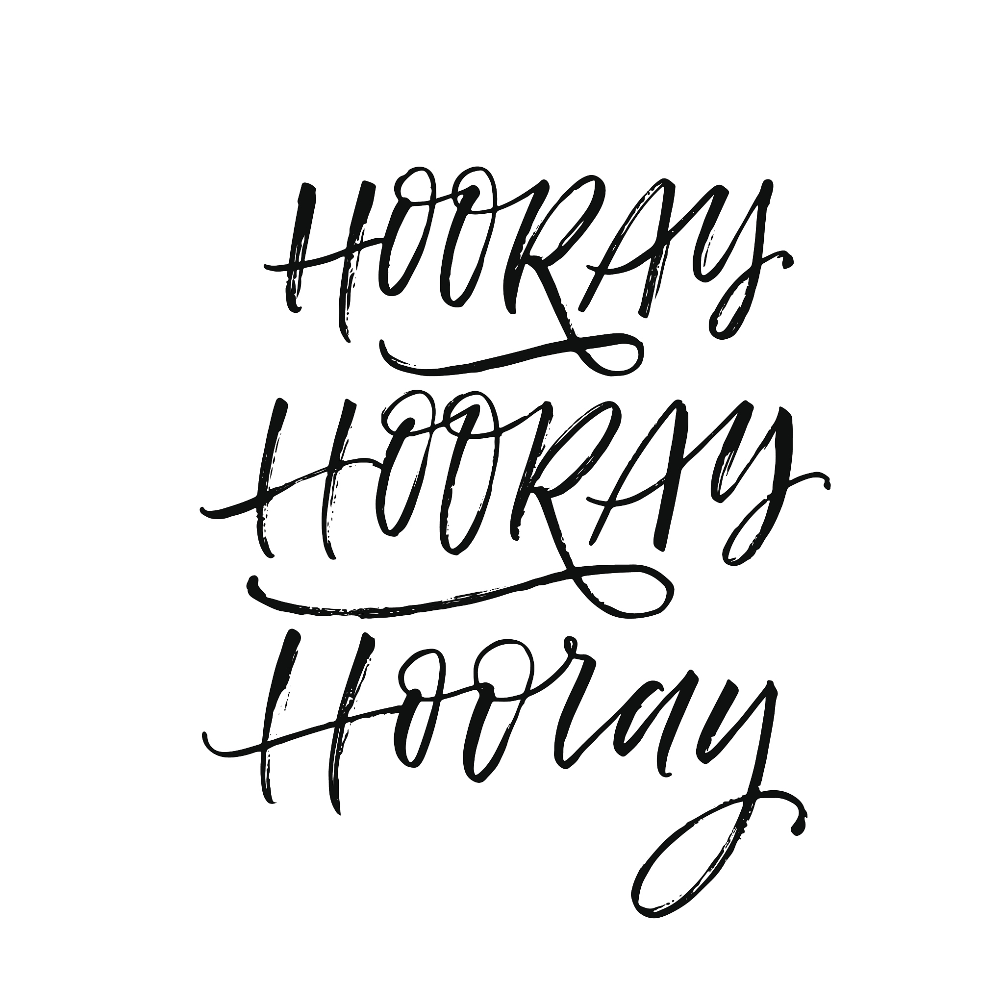 collection of hooray phrases.