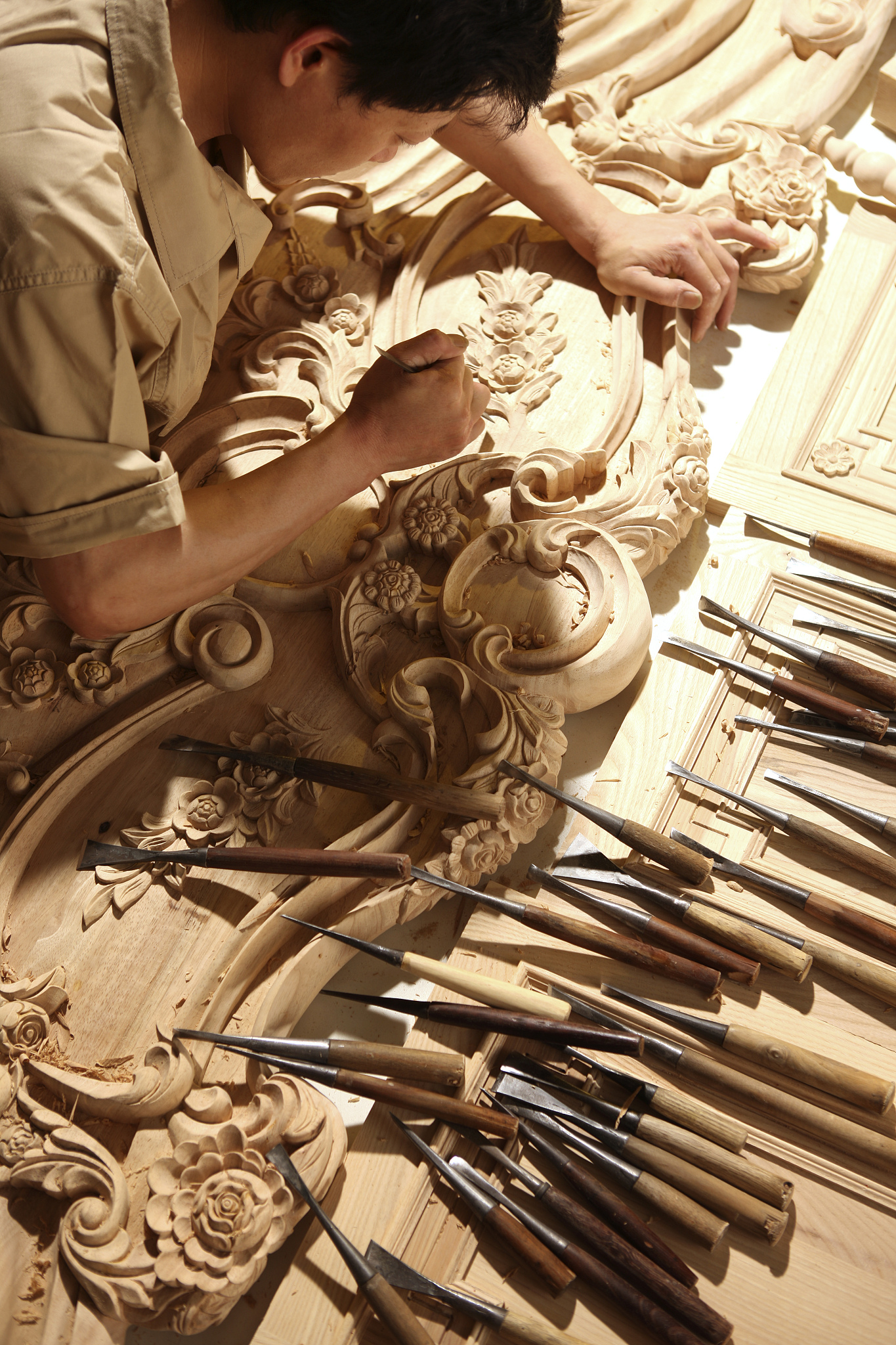 乐清木雕为啥有不抛光的地方