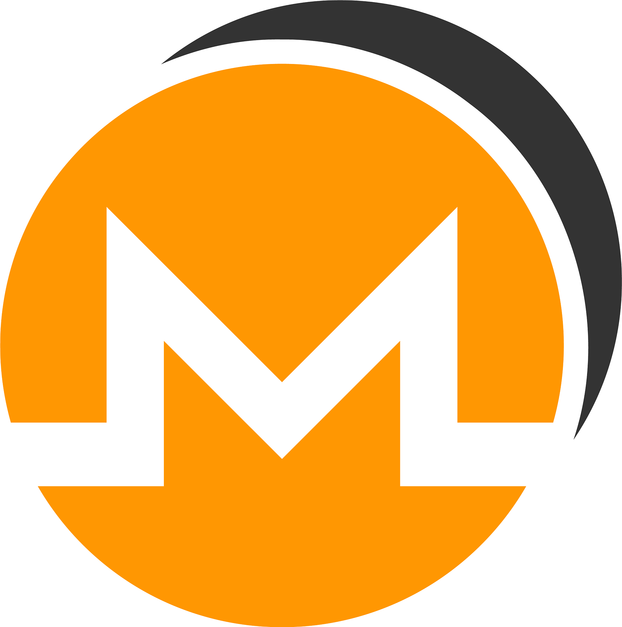monero coins flat icon