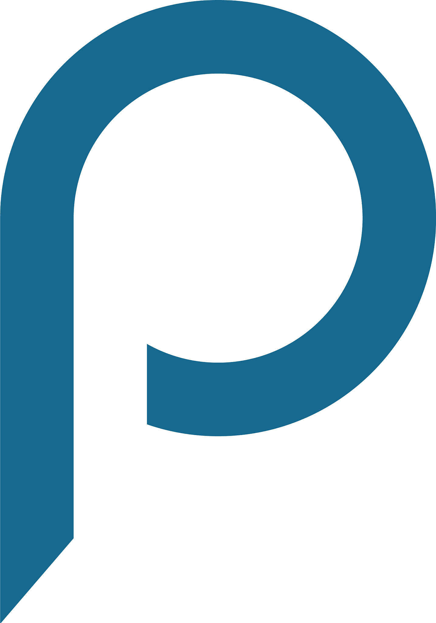 p letter logo template