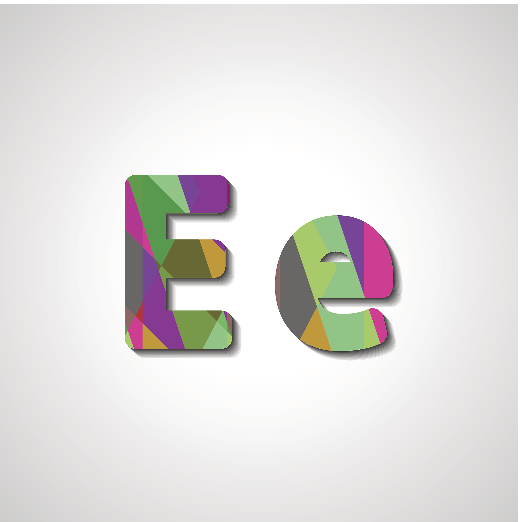 colorful letter alphabet