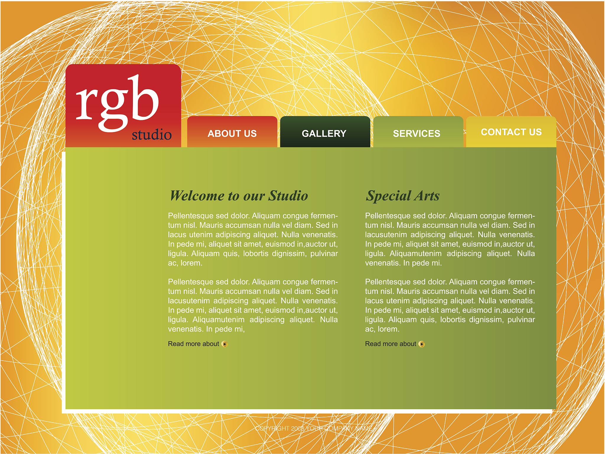 website template
