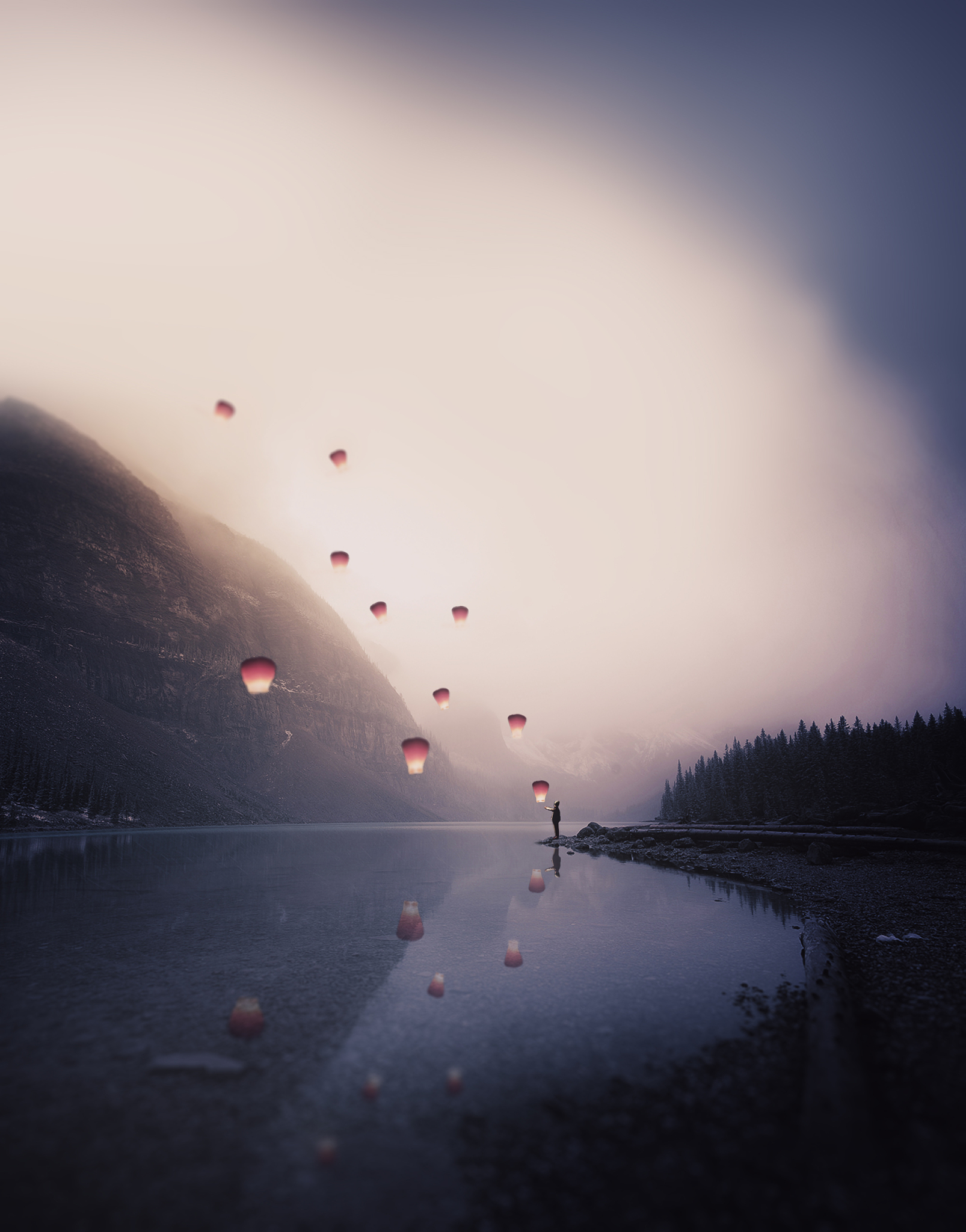 从此一别,隔世经年,山长水阔的意思