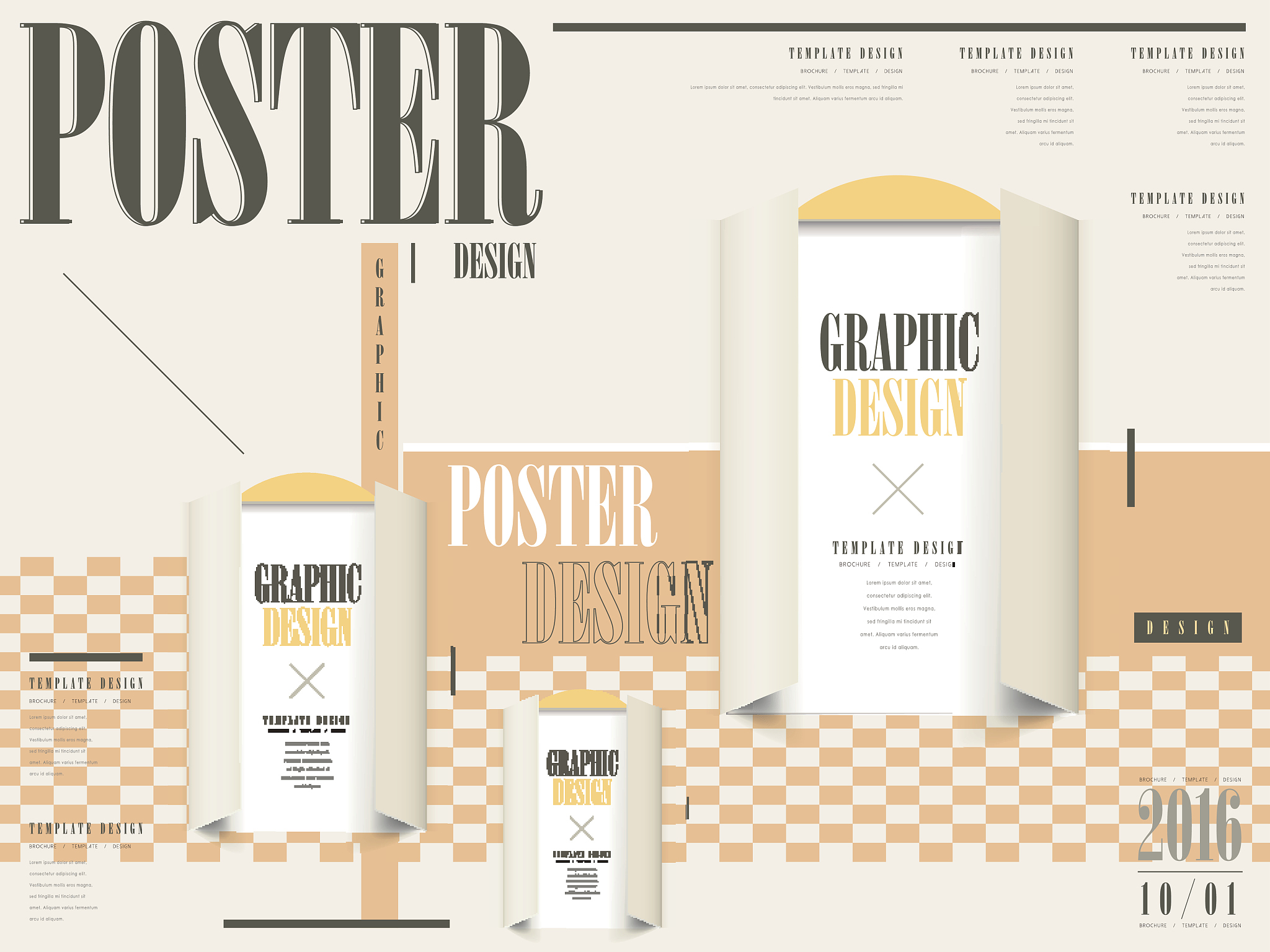 modern poster template