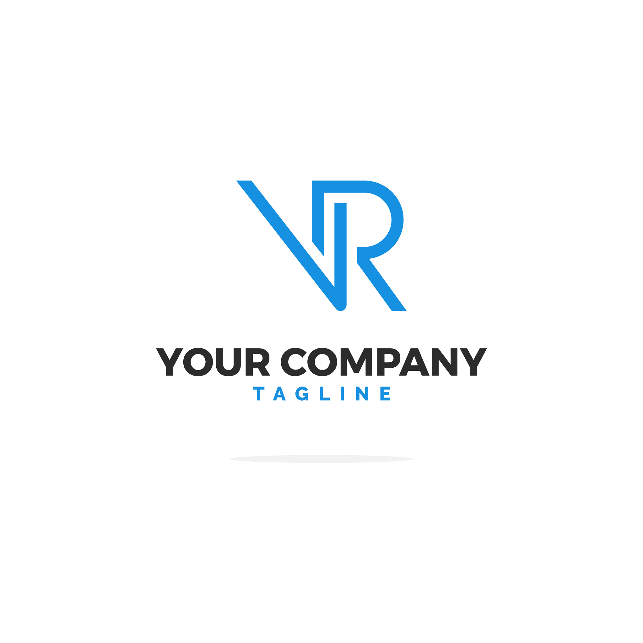 vr letters logo