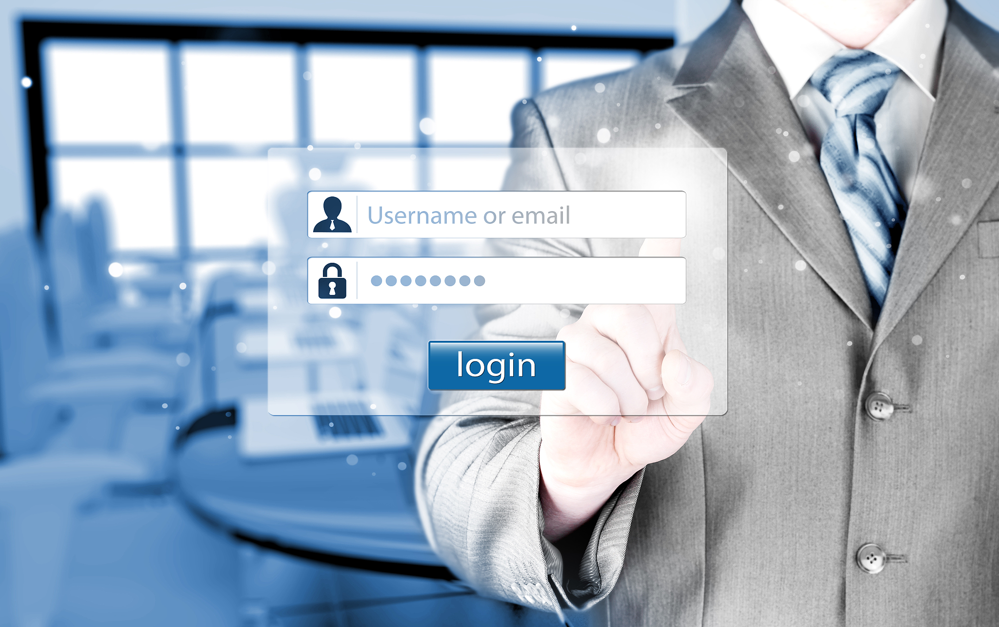 login and password