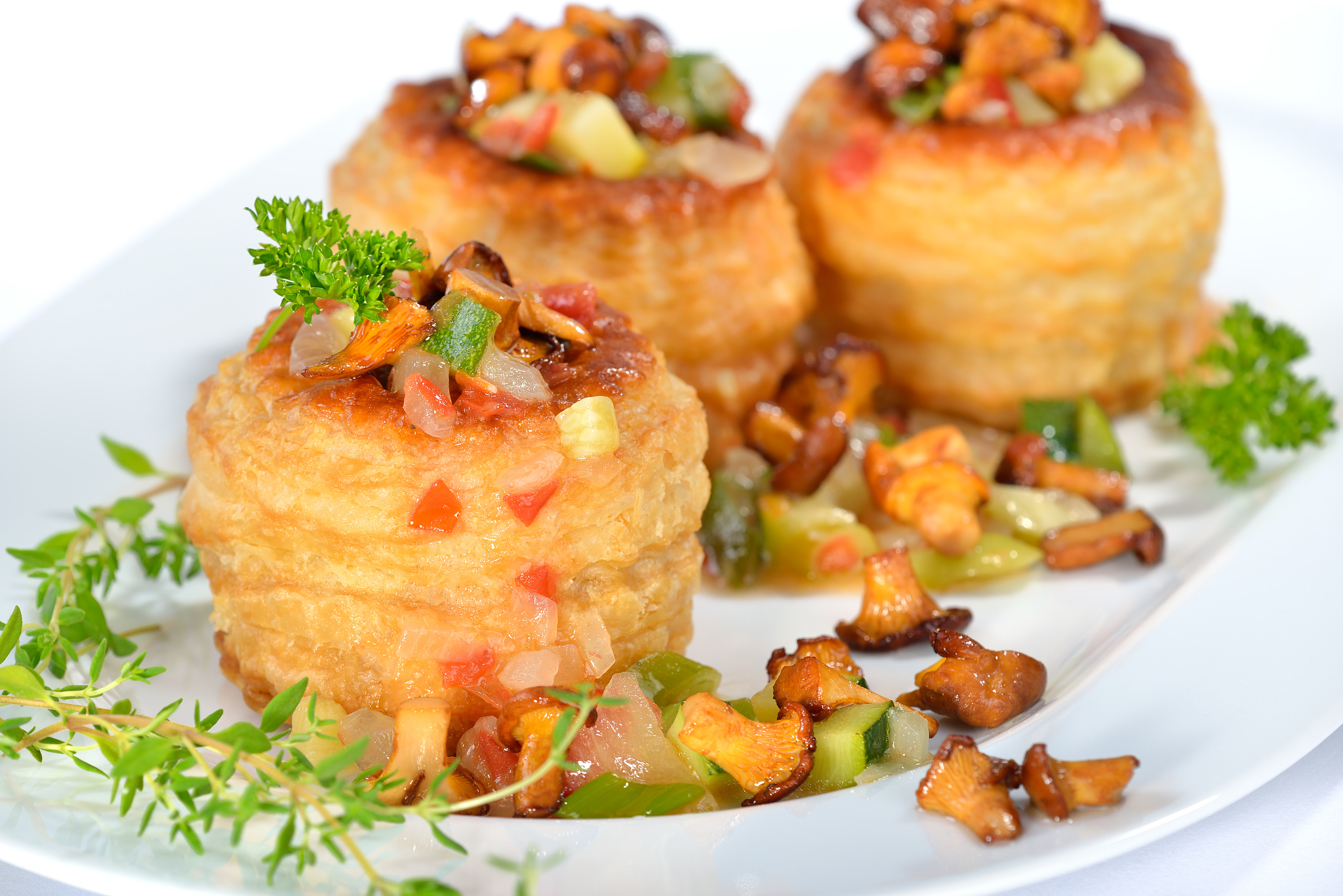stuffed puff pastry pie