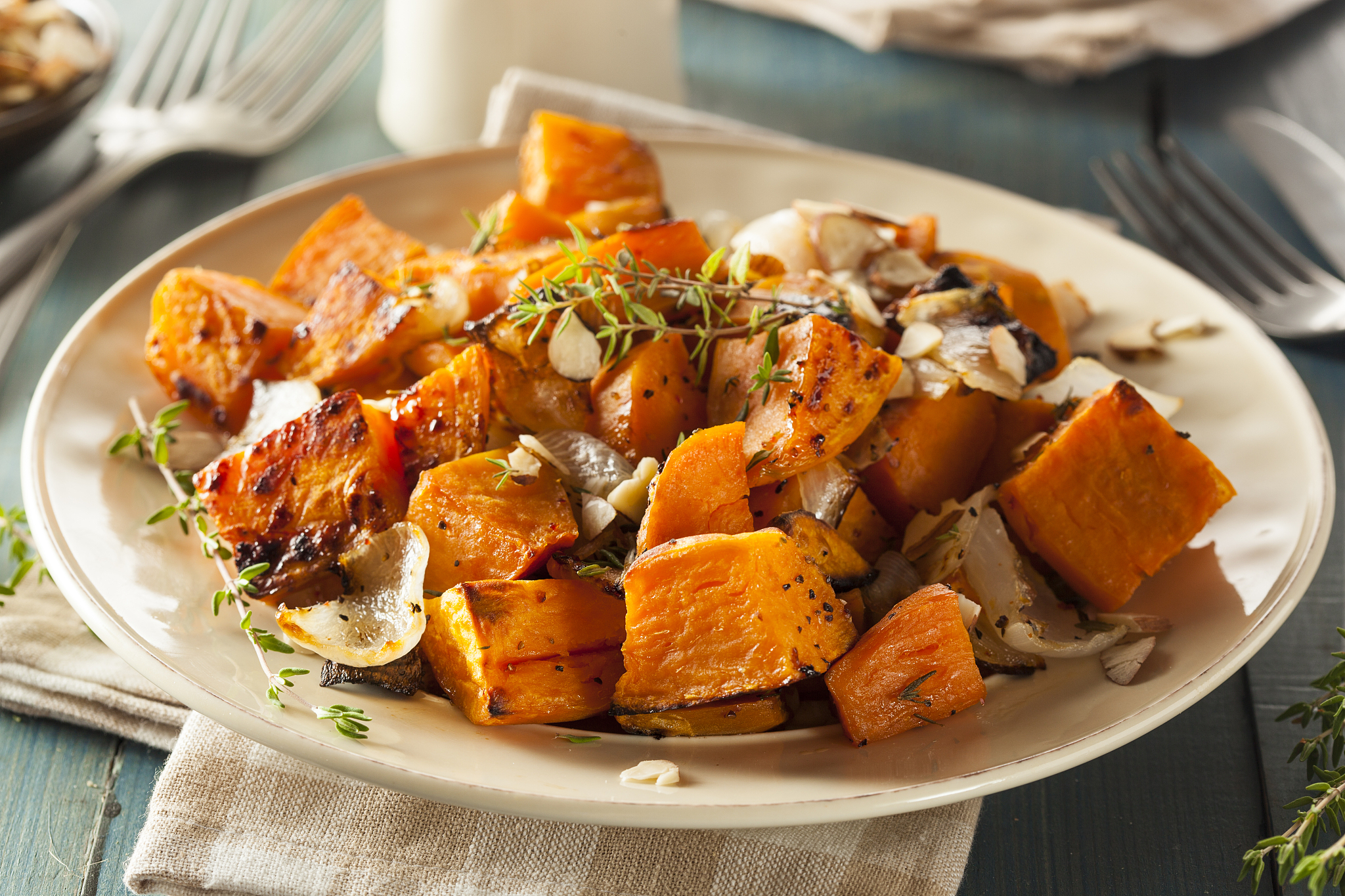 homemade cooked sweet potato