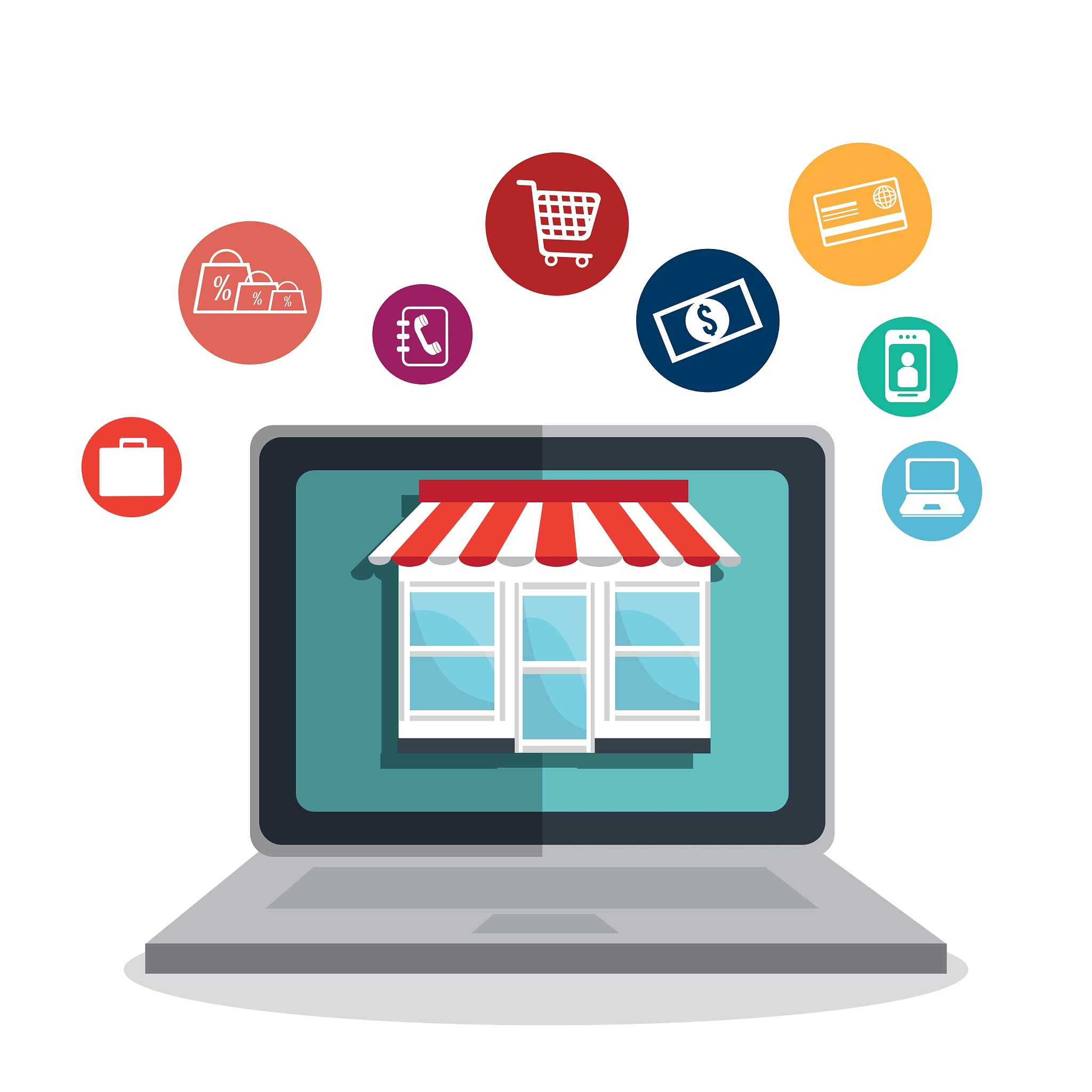 online store shopping icon