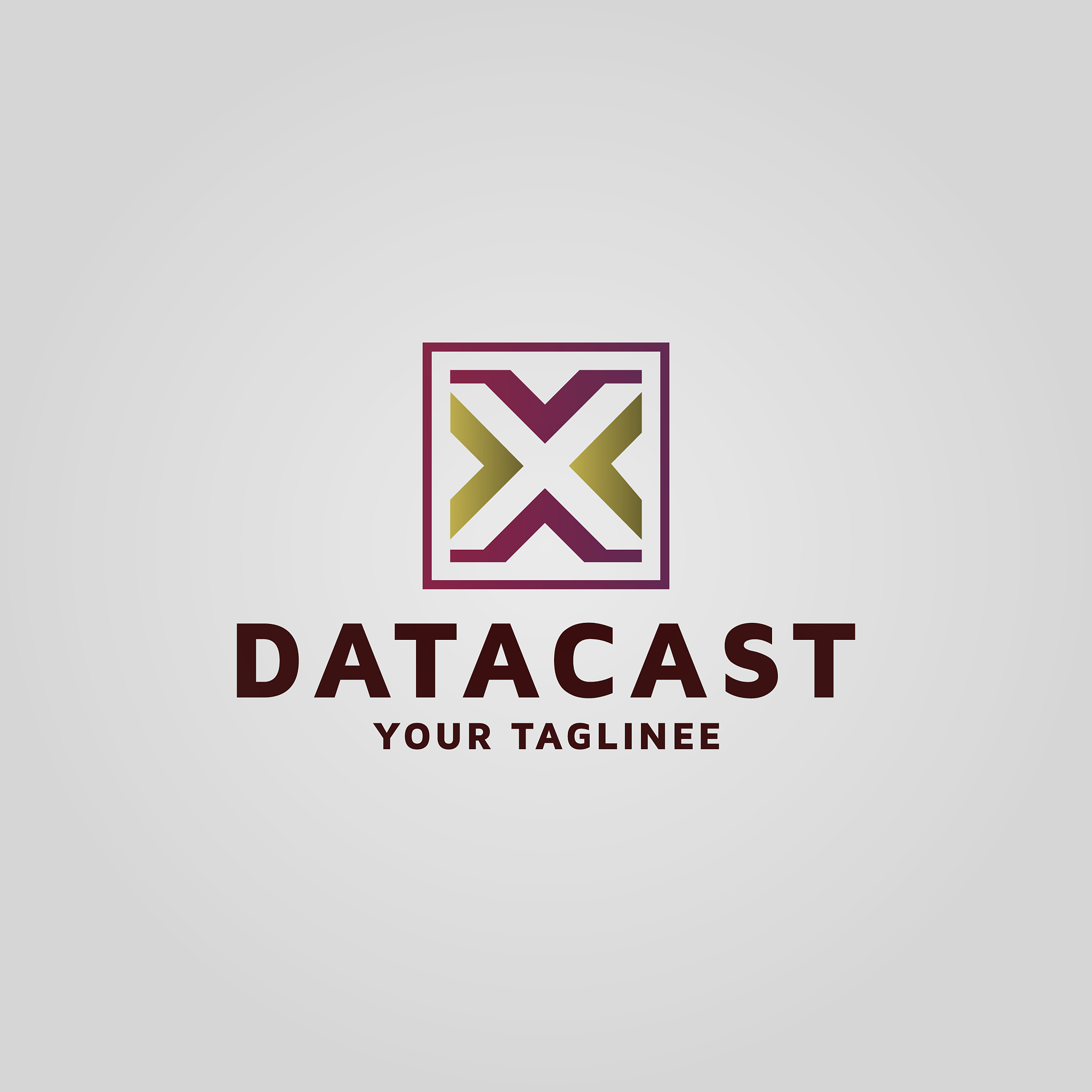 letter dc logo design template idea