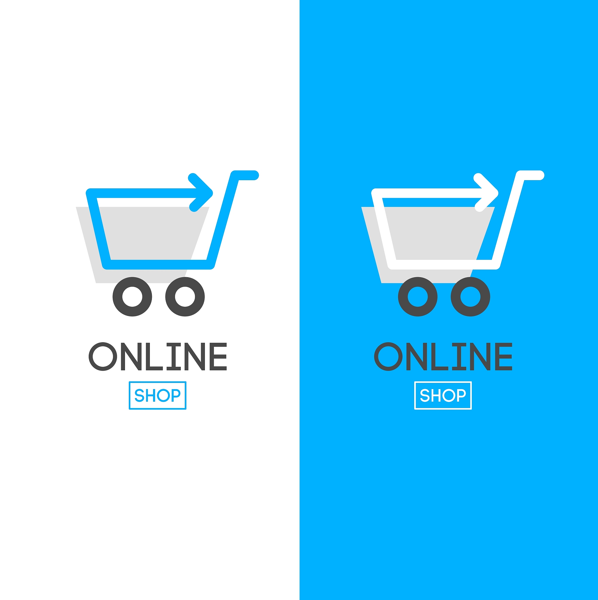 online store design logo