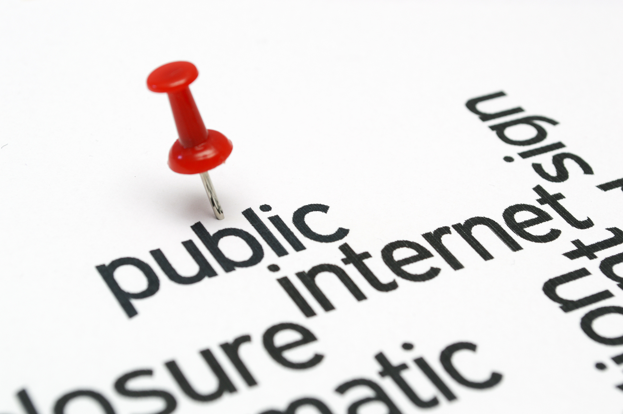 public internet word cloud