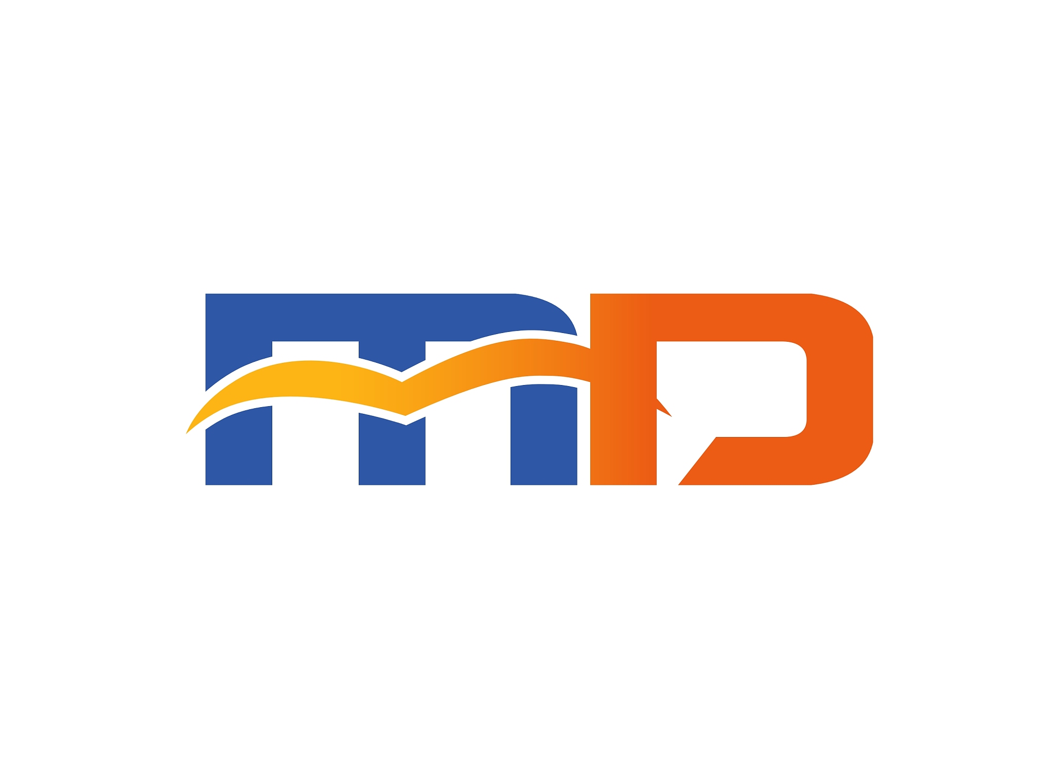 letter m and d logo