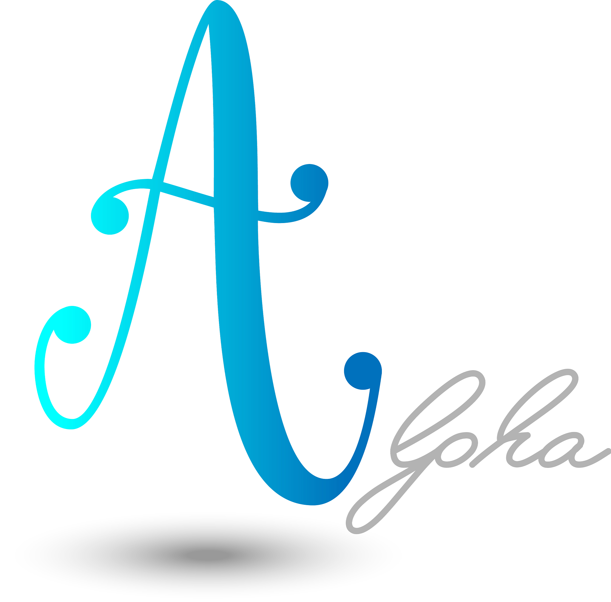 initial letter a graphic design
