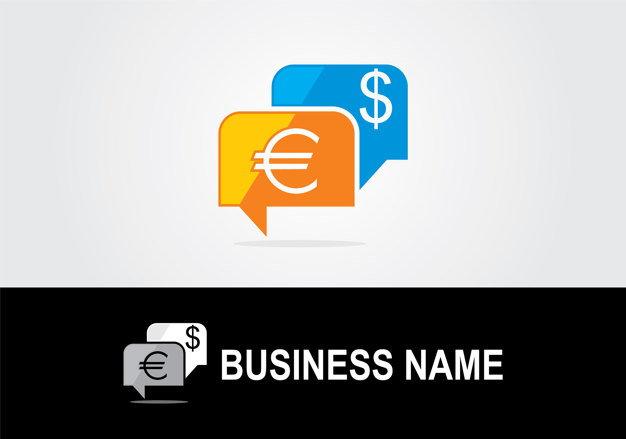 money exchange chat logo