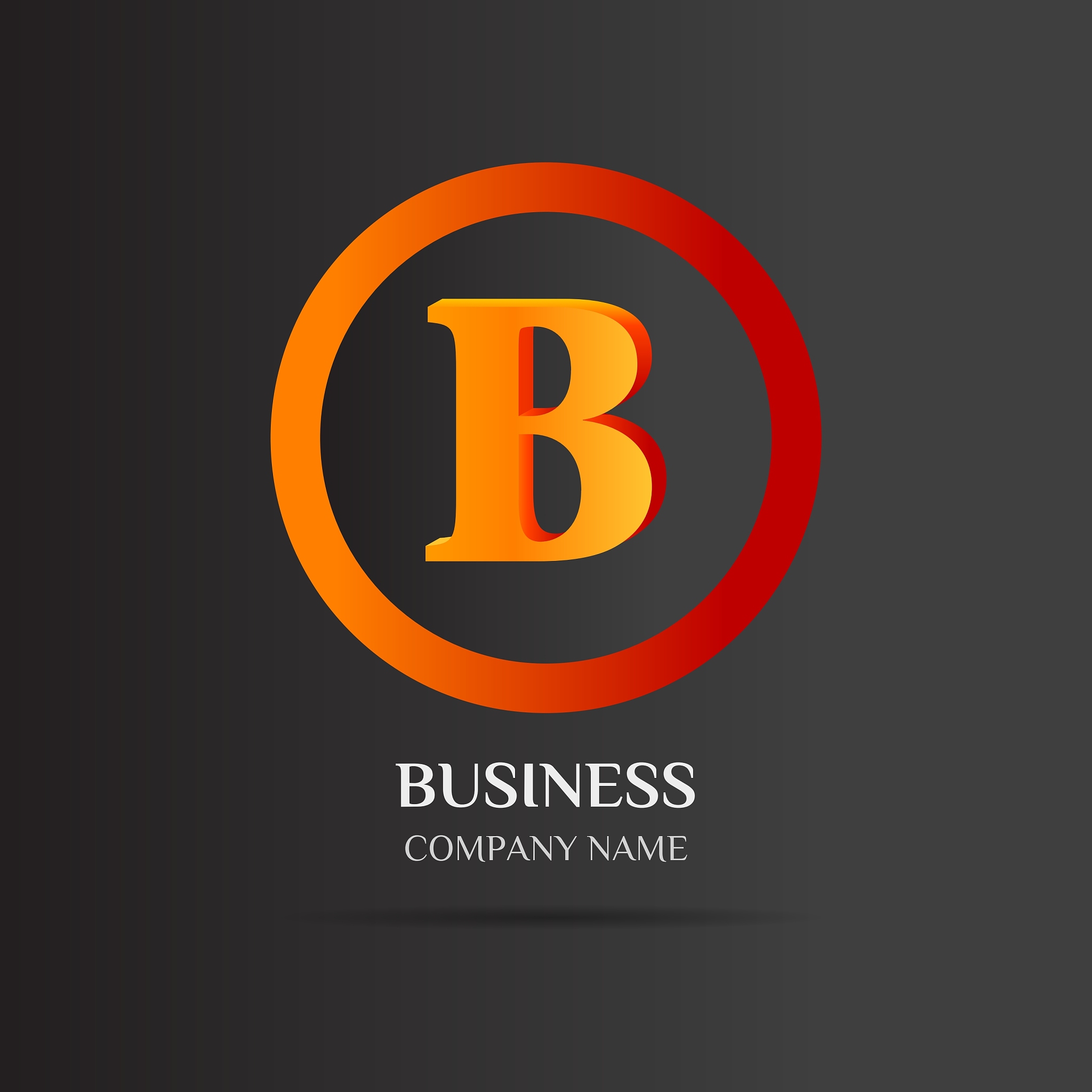 b letter logo abstract design