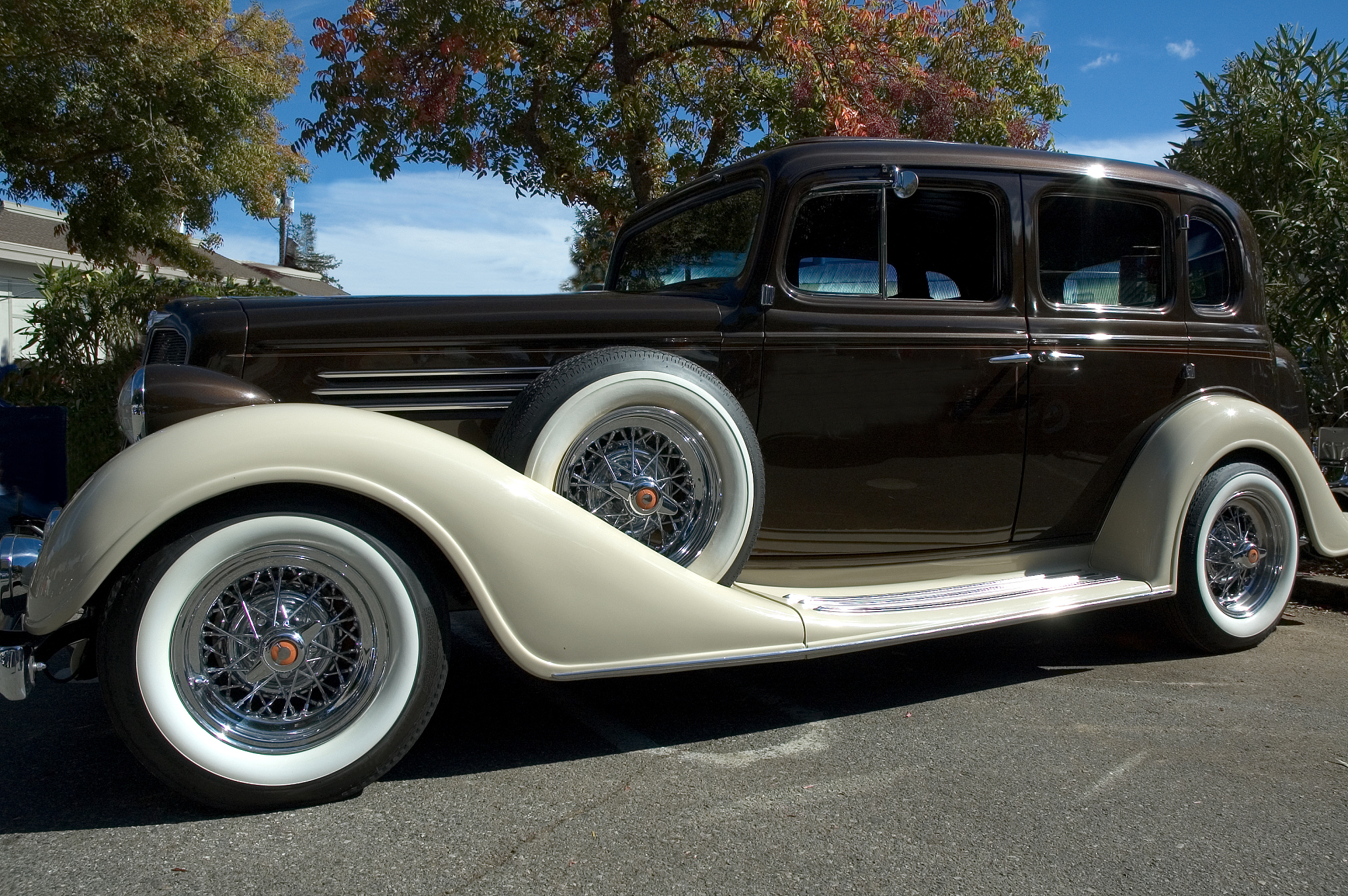chocolate brown classic car